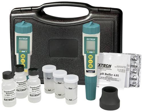 Extech EC510 Leitfähigkeits-Messgerät Leitfähigkeit, Temperatur, pH-Wert, Gelöste Teilchen