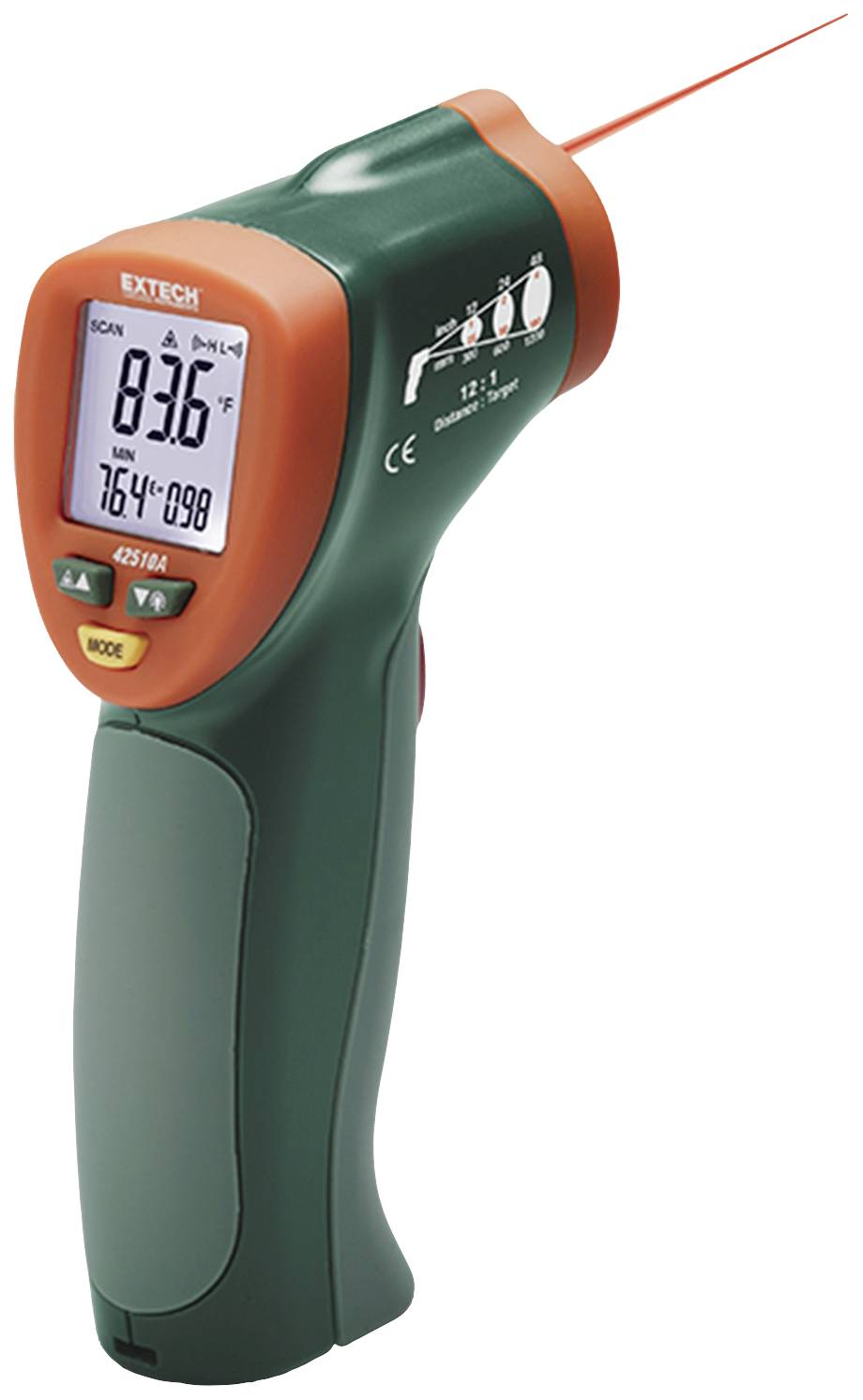 Extech 42510A Mini-IR-Thermometer Optik 12:1 -50 - +650°C