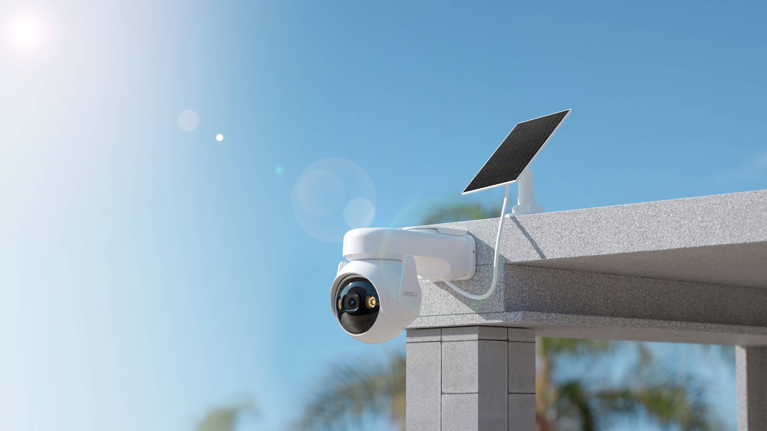 IMOU Cell PT Solar Kit Imou-KIT/IPC-K9EP-3T0WE/FSP12-TYPEC WLAN IP Überwachungskamera 2304 x 1296 Pixel