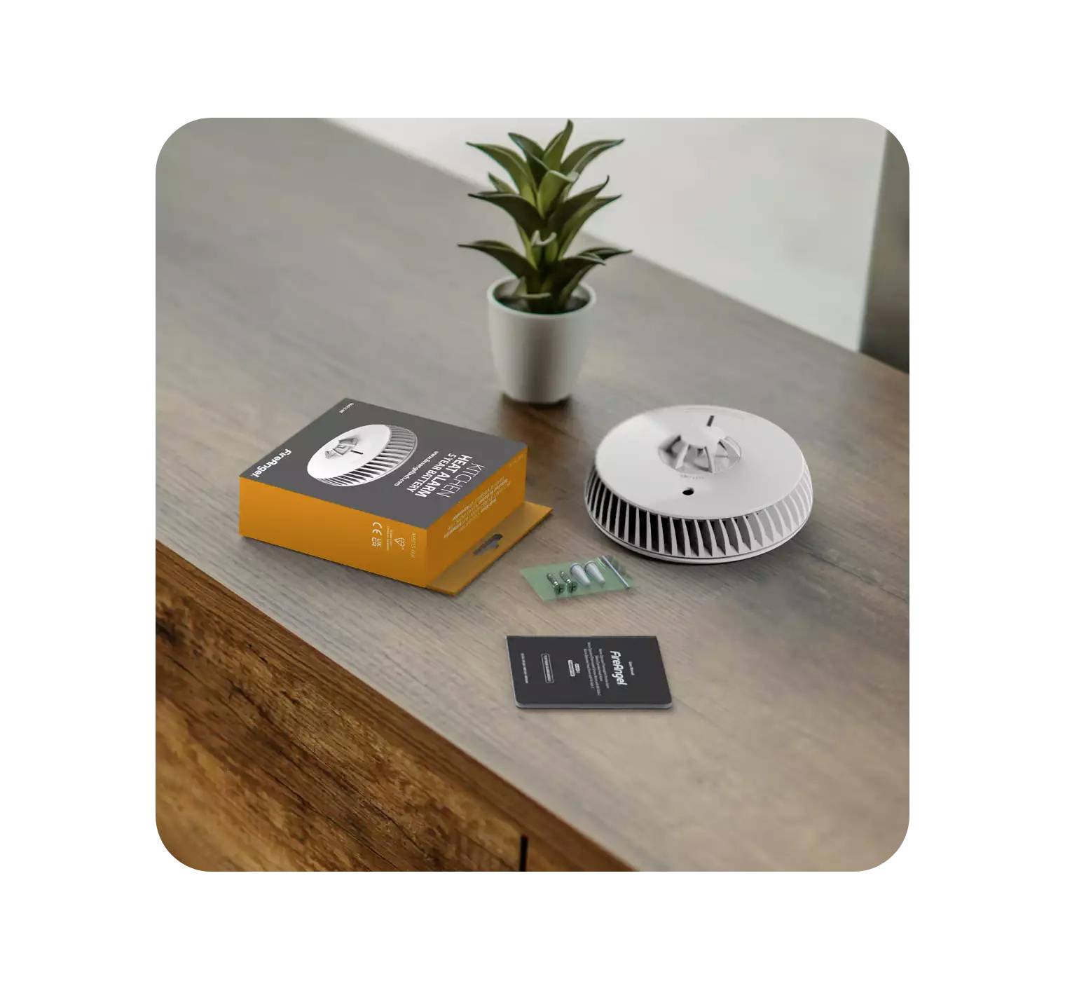 FireAngel FA-6215-INT Hitzemelder batteriebetrieben (Ø x H) 118.1mm x 41.3mm