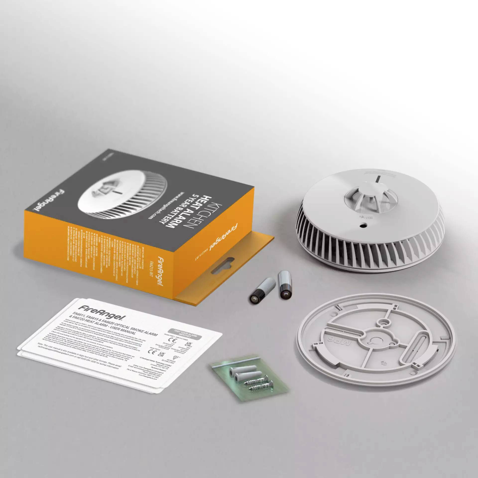 FireAngel FA-6215-INT Hitzemelder batteriebetrieben (Ø x H) 118.1mm x 41.3mm