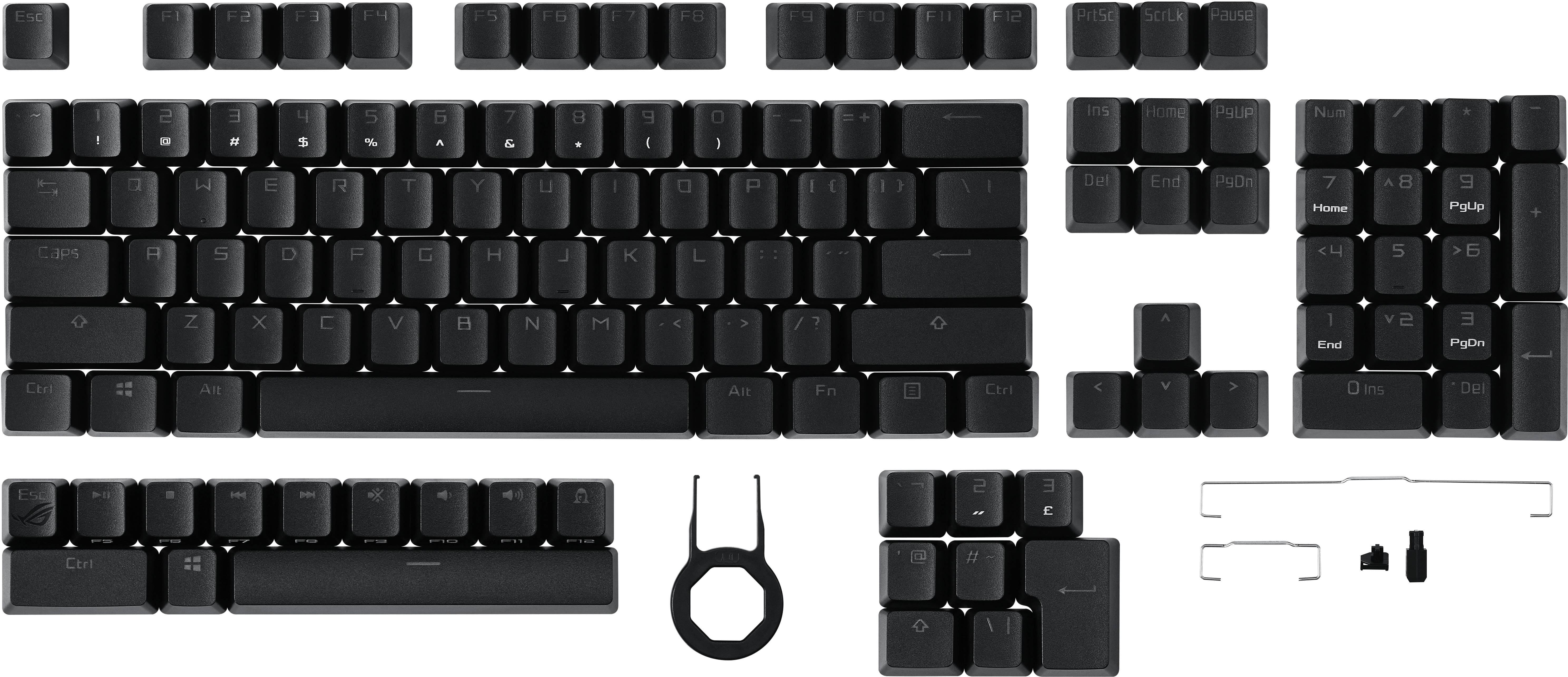 Asus ROG PBT Keycap Set (AC03) Tastenkappen Schwarz