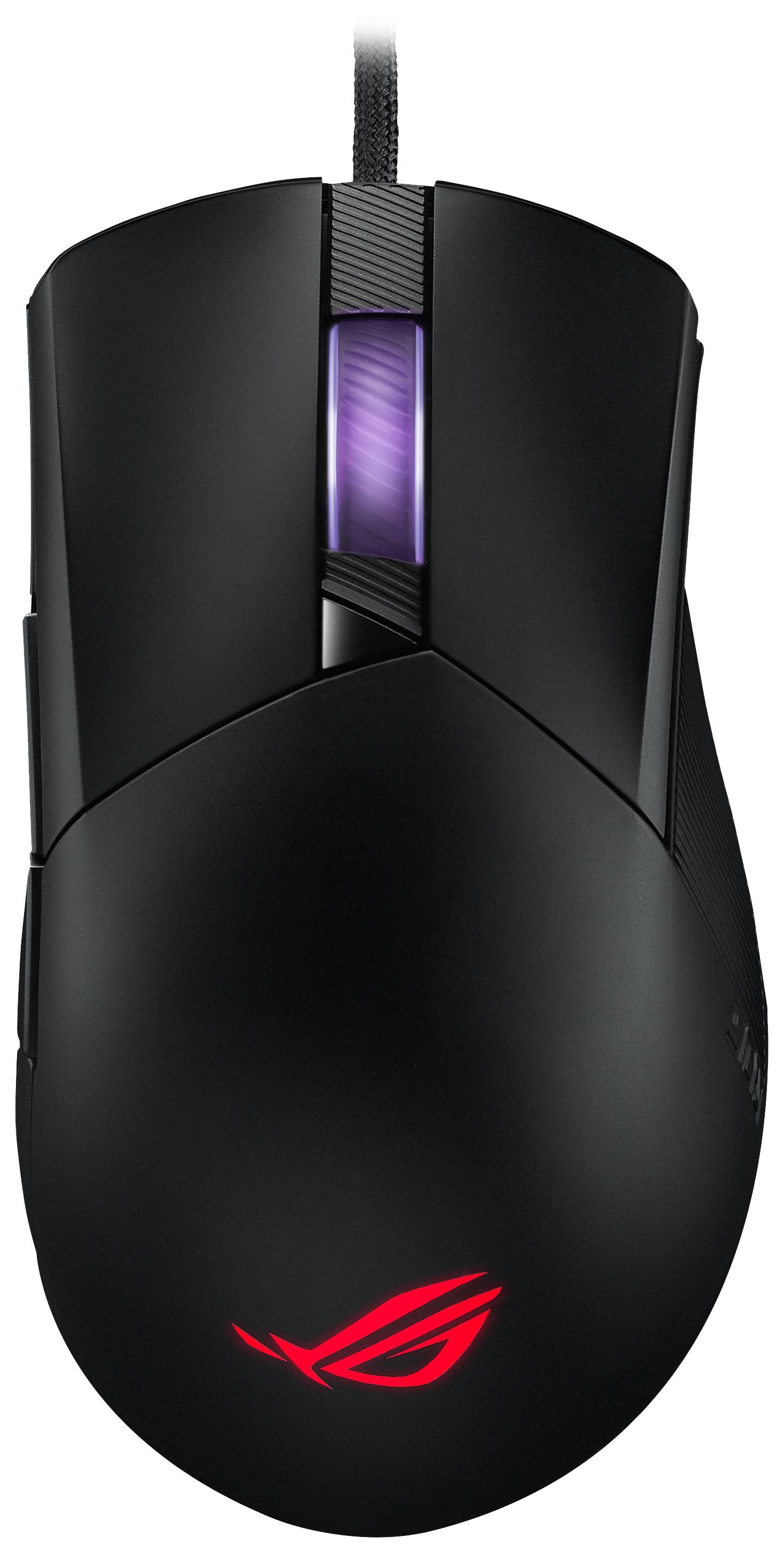 Asus ROG GLADIUS III Gaming-Maus USB Optisch Schwarz 9 Tasten 19000 dpi Ergonomisch, Beleuchtet
