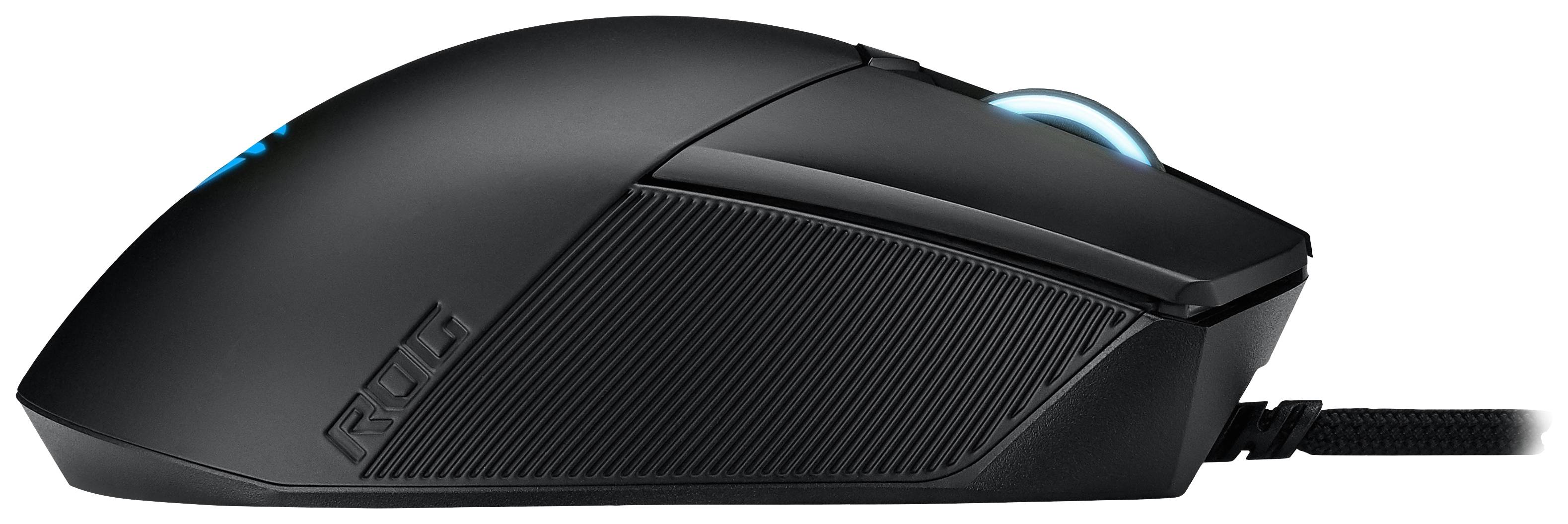 Asus ROG GLADIUS III Gaming-Maus USB Optisch Schwarz 9 Tasten 19000 dpi Ergonomisch, Beleuchtet