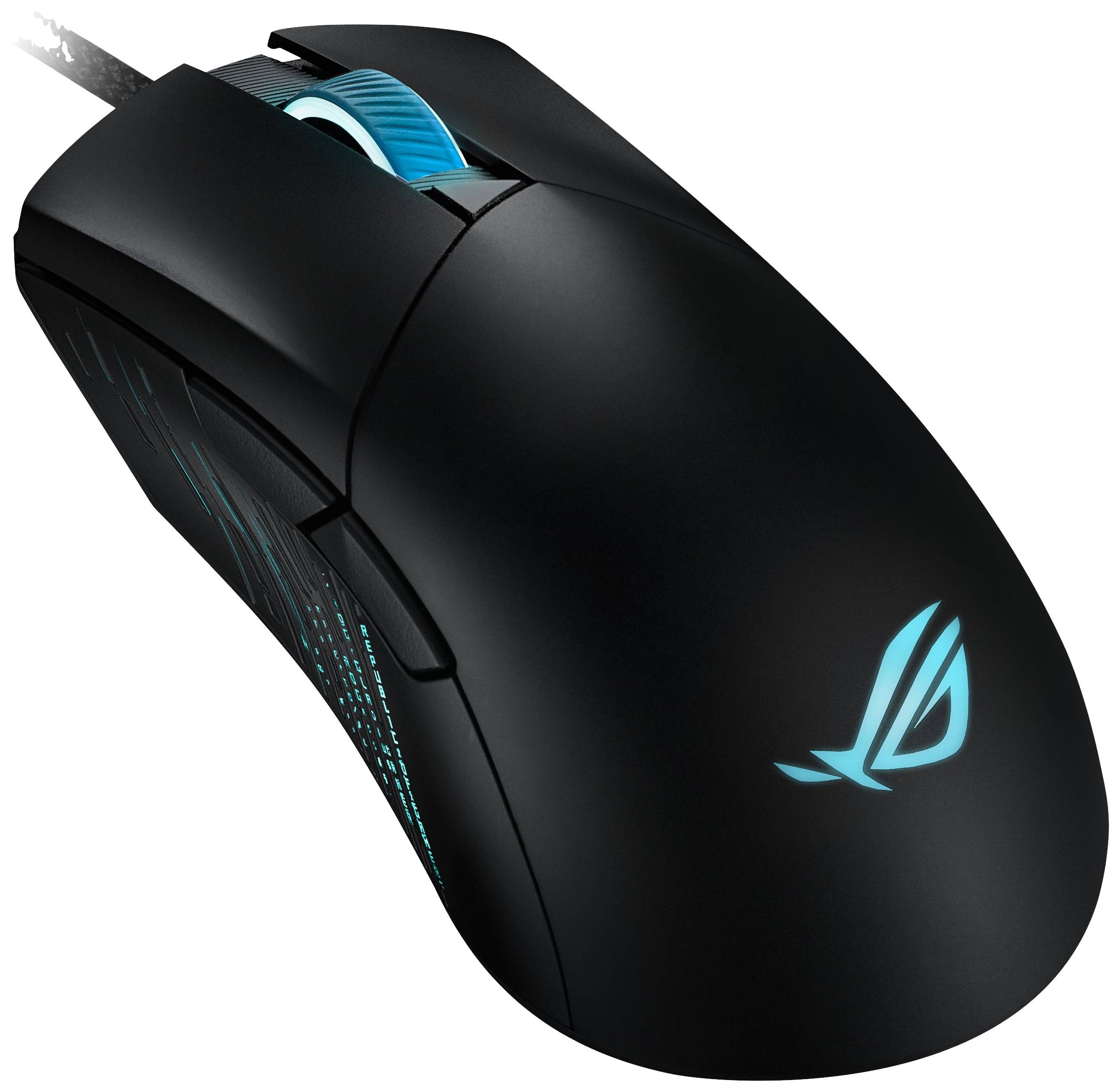 Asus ROG GLADIUS III Gaming-Maus USB Optisch Schwarz 9 Tasten 19000 dpi Ergonomisch, Beleuchtet