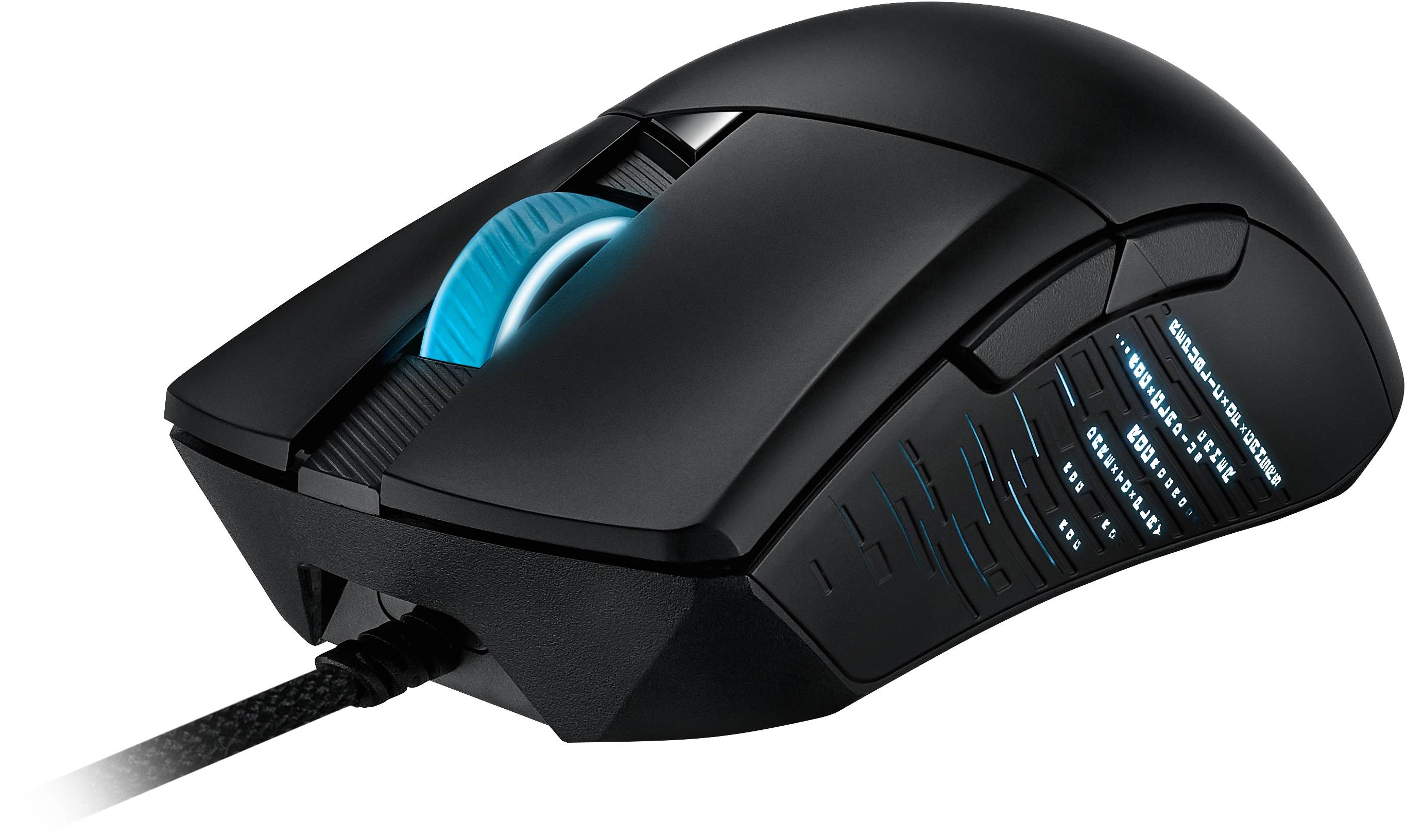 Asus ROG GLADIUS III Gaming-Maus USB Optisch Schwarz 9 Tasten 19000 dpi Ergonomisch, Beleuchtet