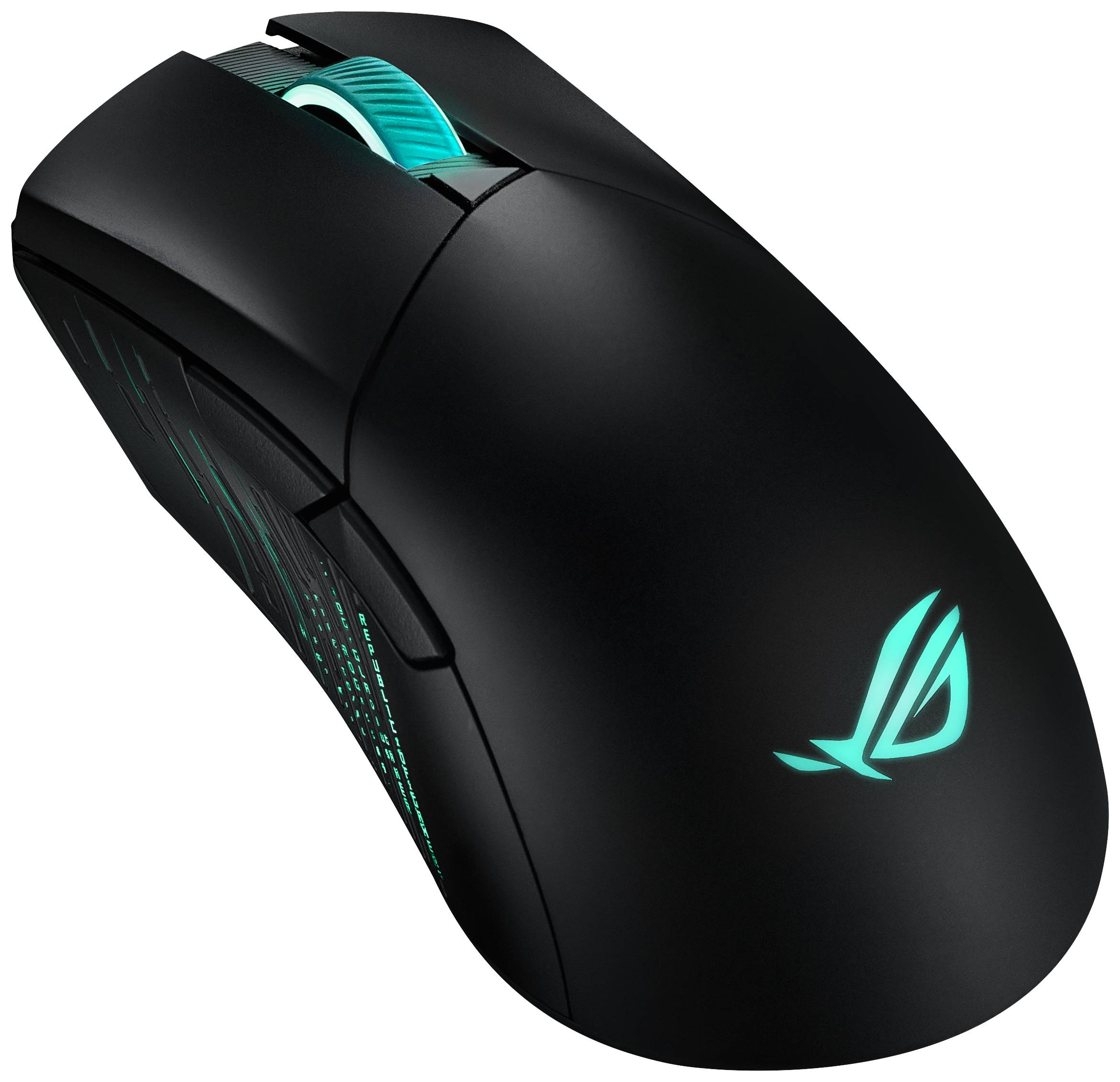 Asus ROG GLADIUS III Gaming-Maus USB Optisch Schwarz 9 Tasten 19000 dpi Ergonomisch, Beleuchtet