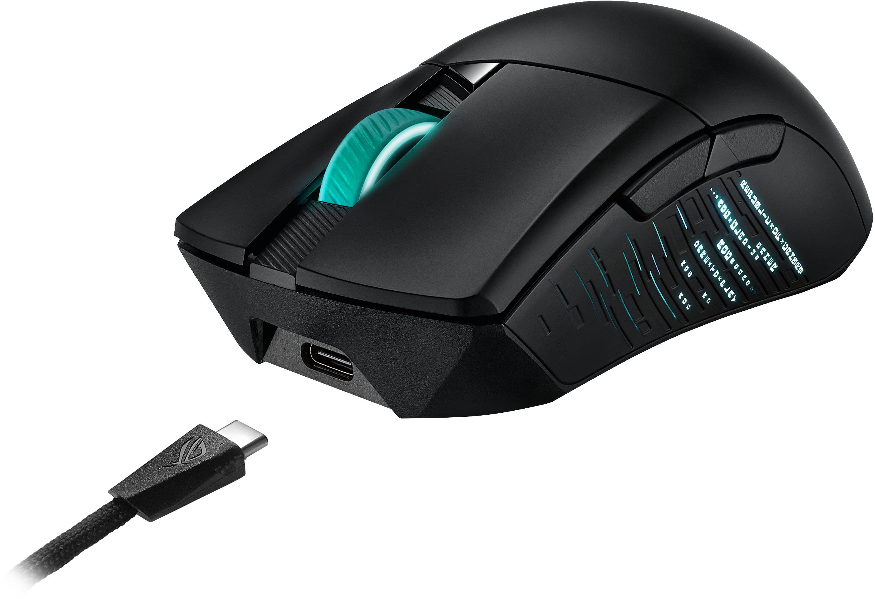 Asus ROG GLADIUS III Gaming-Maus USB Optisch Schwarz 9 Tasten 19000 dpi Ergonomisch, Beleuchtet