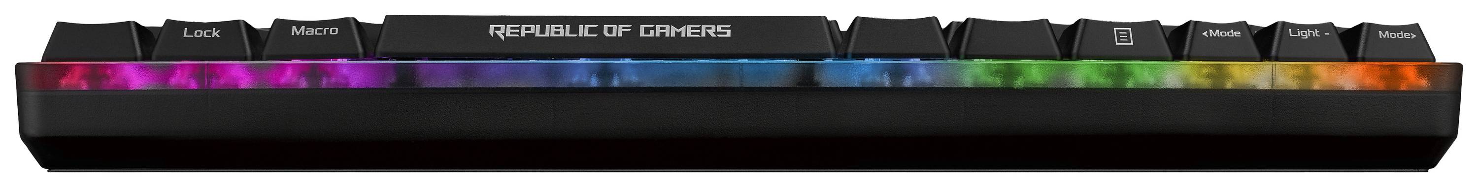 Asus ROG Falchion Funk, USB Gaming-Maus Deutsch, QWERTZ Schwarz Beleuchtet