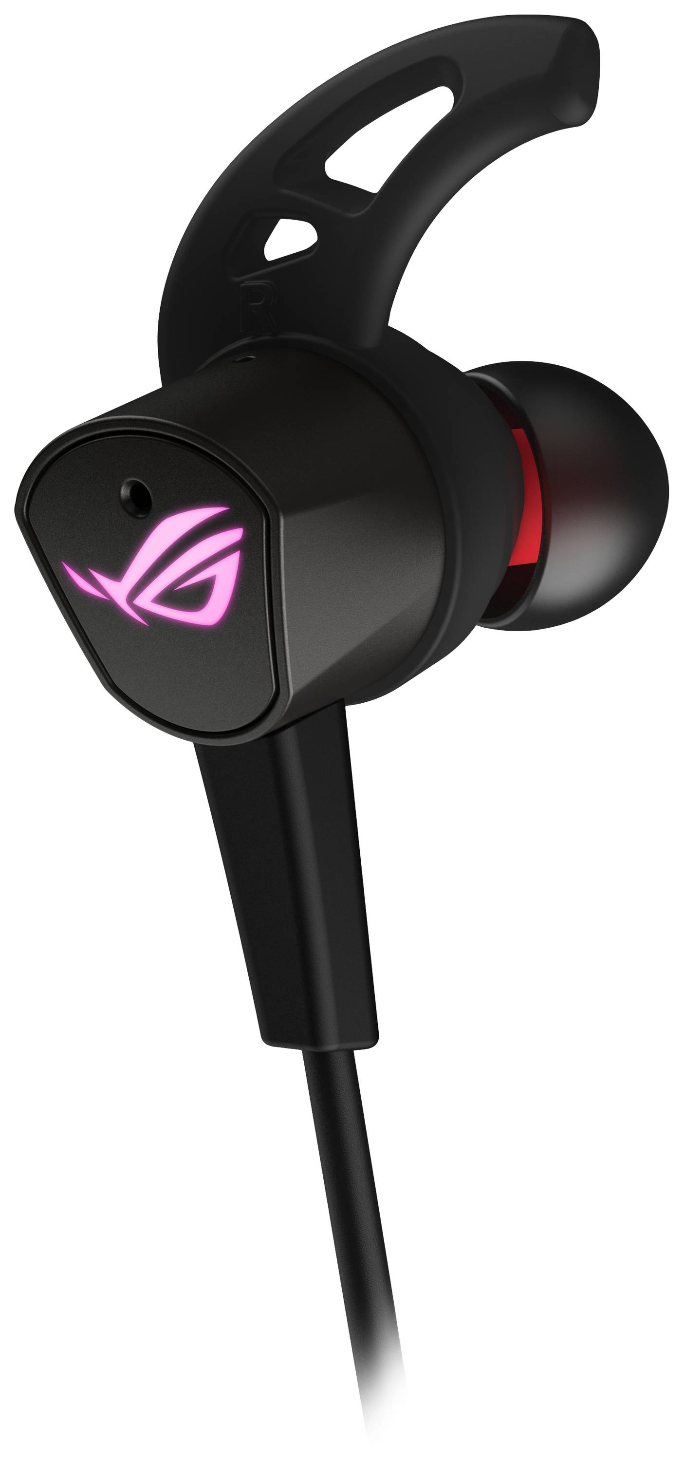 Asus CETRA II In Ear Kopfhörer kabelgebunden Stereo Schwarz Noise Cancelling Lautstärkeregelung Gaming