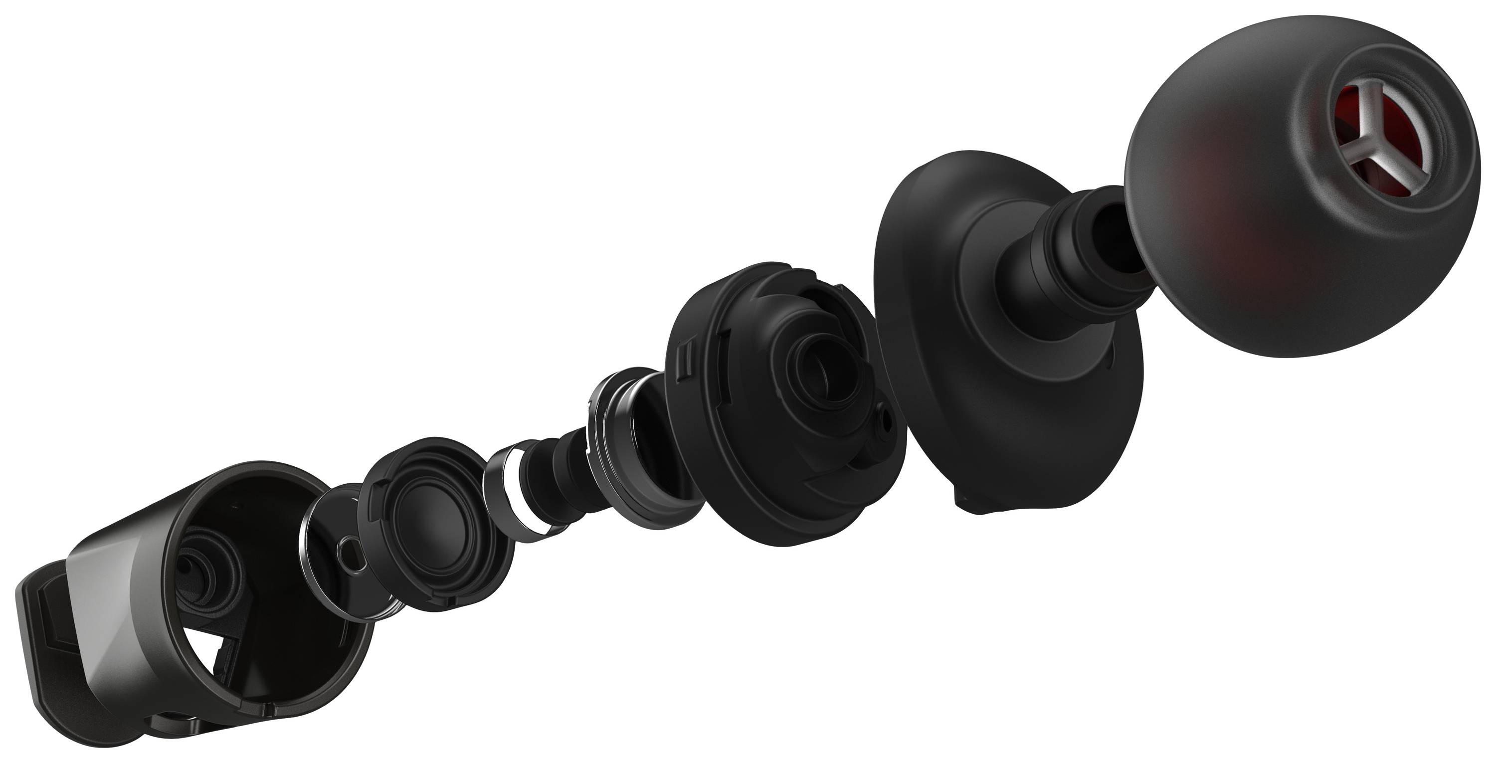 Asus CETRA II In Ear Kopfhörer kabelgebunden Stereo Schwarz Noise Cancelling Lautstärkeregelung Gaming