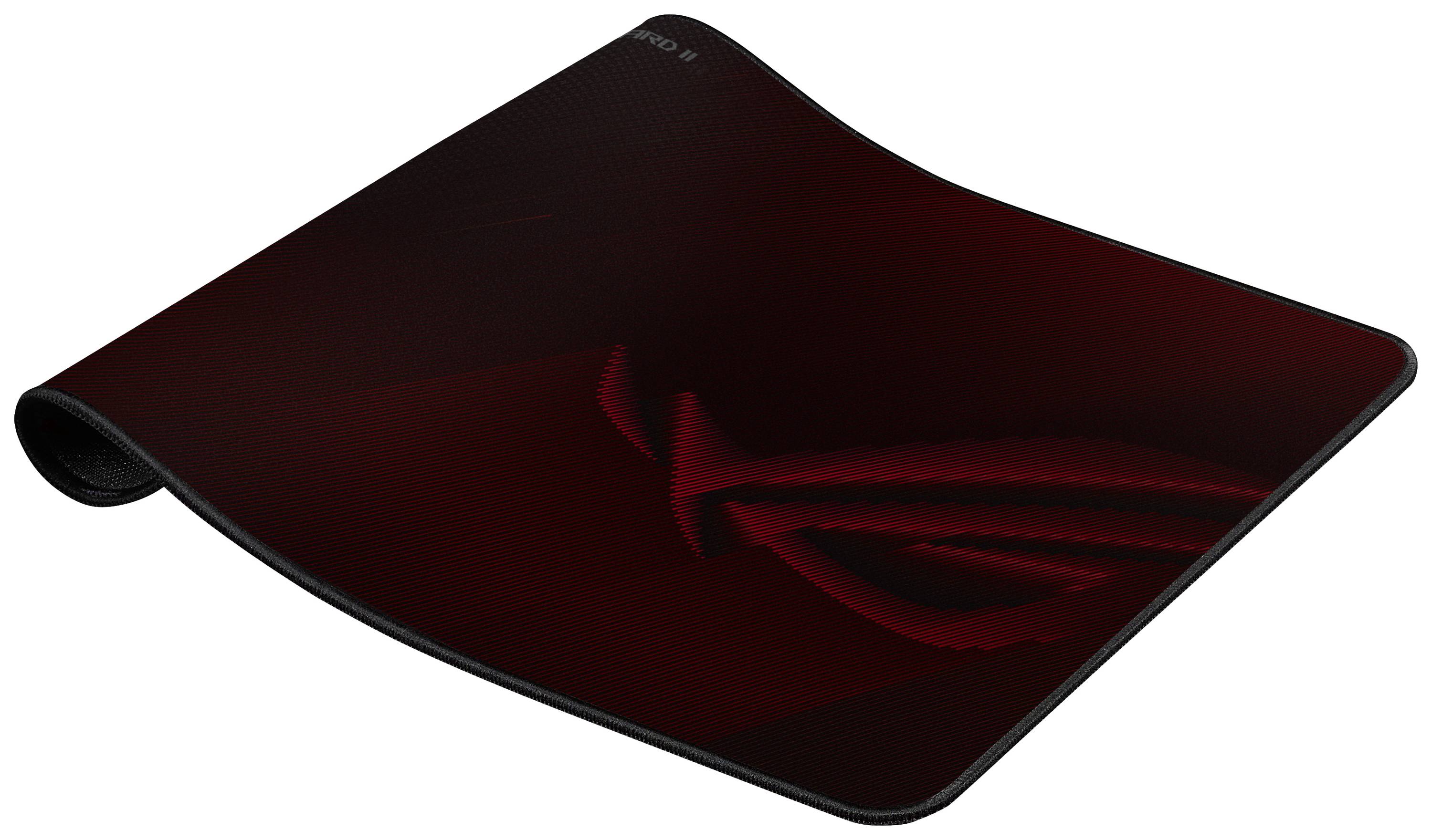 Asus ROG Scabbard II Medium Gaming-Mauspad Rutschfest, Staubgeschützt, Wasserfest (IPX7) Schwarz, Rot
