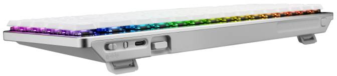 Asus ROG Falchion RX Low Profile USB, Funk, Bluetooth® Gaming-Tastatur Deutsch, QWERTZ Weiß Switch: Red, Beleuchtet