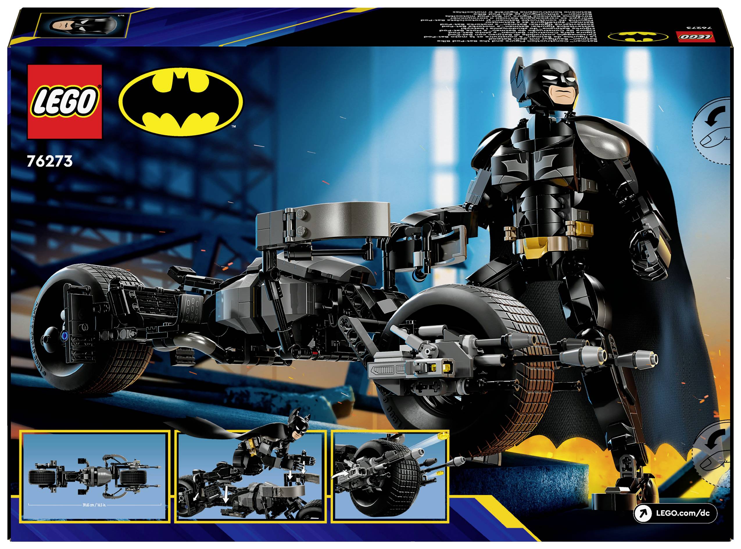 76273 LEGO® DC COMICS SUPER HEROES Batman™ Baufigur mit dem Batpod
