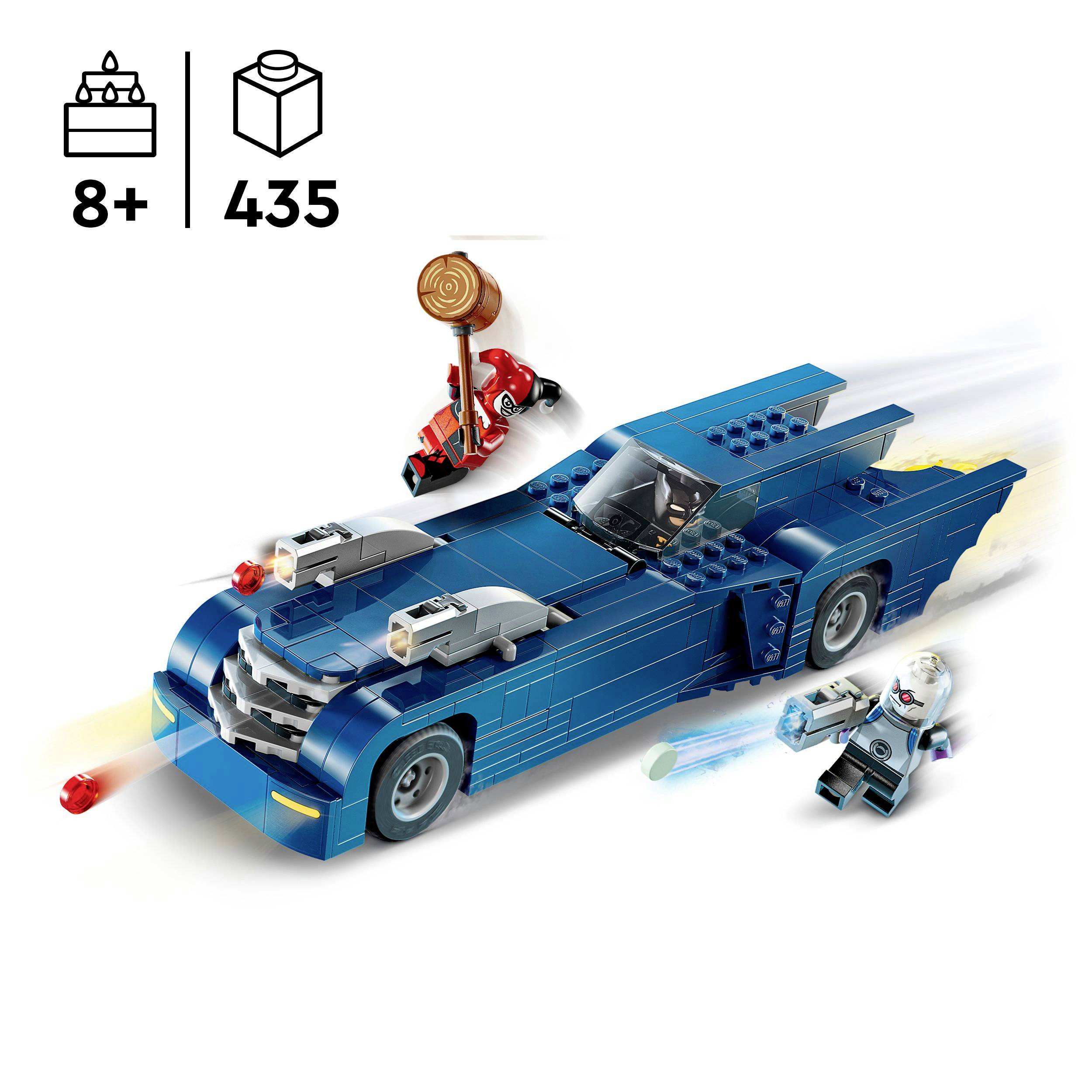 76274 LEGO® DC COMICS SUPER HEROES Batman™ im Batmobil™ vs. Harley Quinn™ und Mr. Freeze™