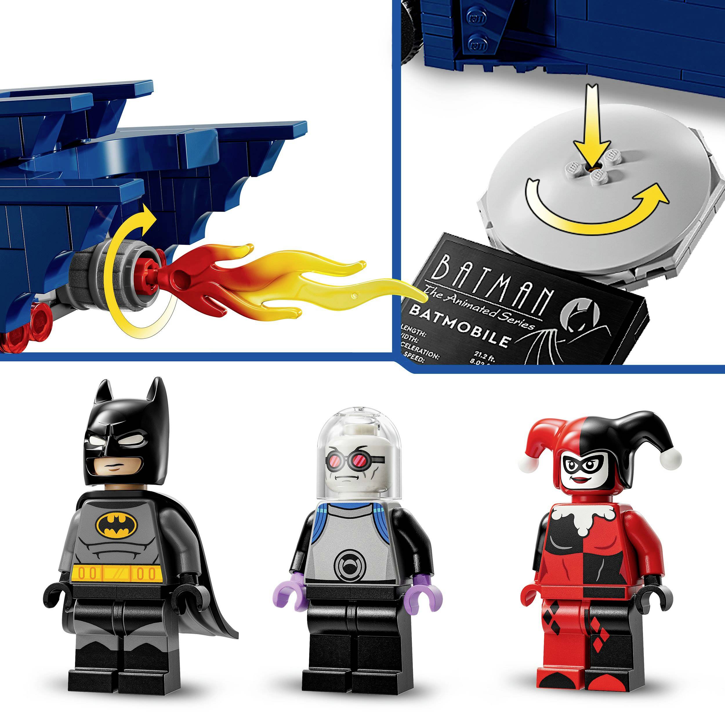 76274 LEGO® DC COMICS SUPER HEROES Batman™ im Batmobil™ vs. Harley Quinn™ und Mr. Freeze™