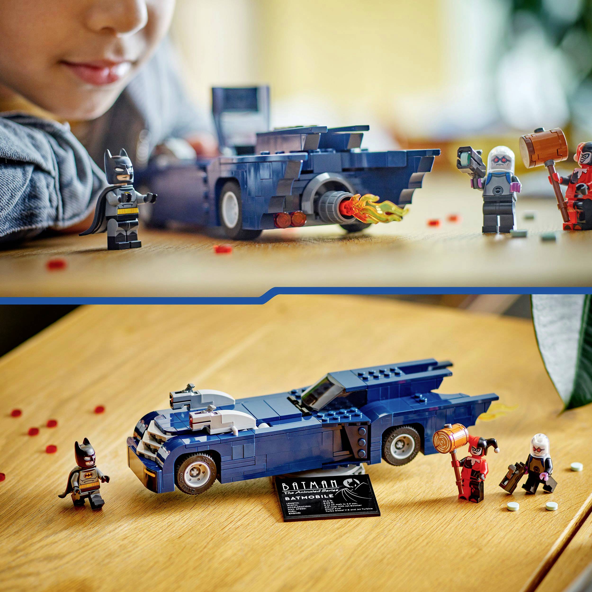 76274 LEGO® DC COMICS SUPER HEROES Batman™ im Batmobil™ vs. Harley Quinn™ und Mr. Freeze™