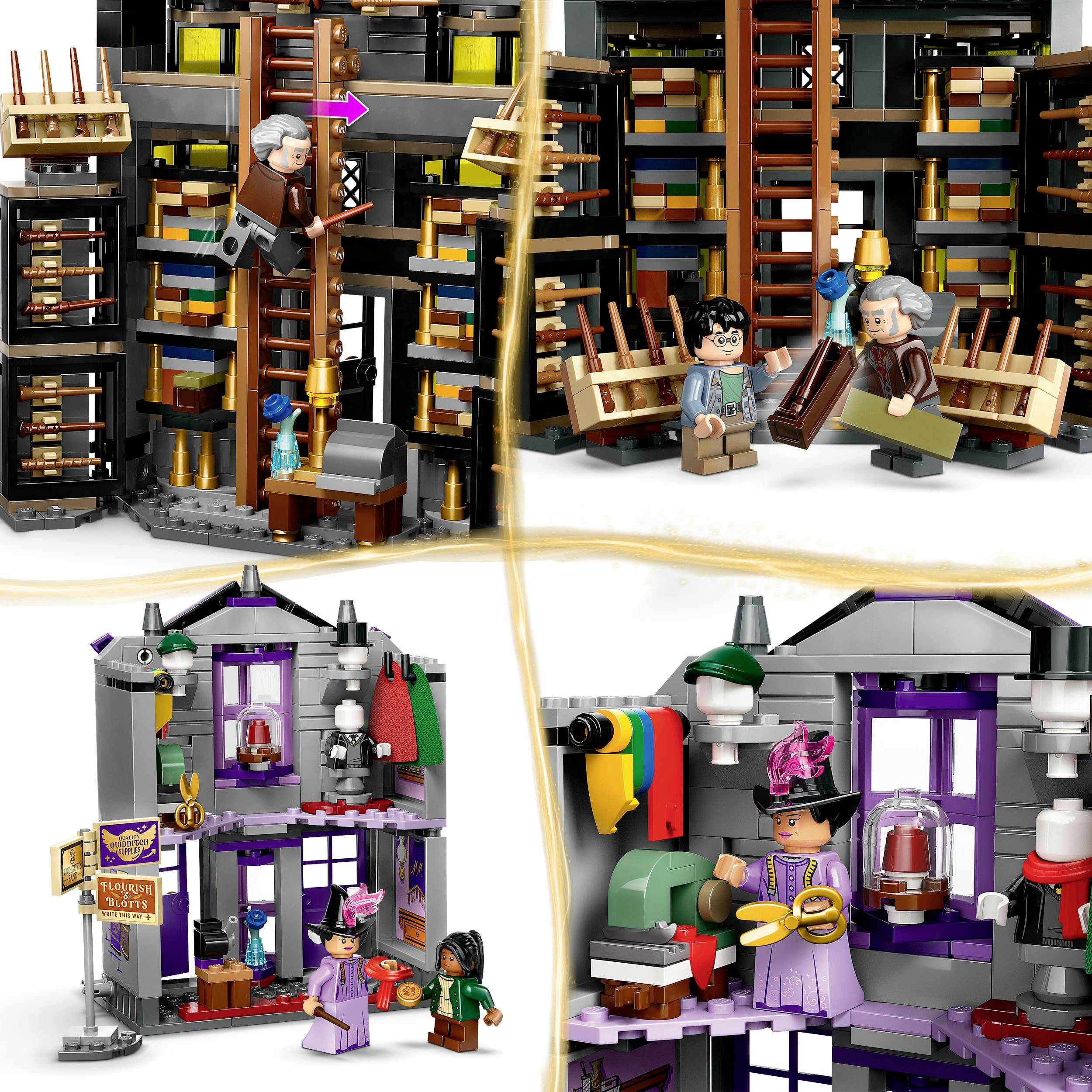 76439 LEGO® HARRY POTTER™ Ollivanders™ & Madam Malkins Anzüge