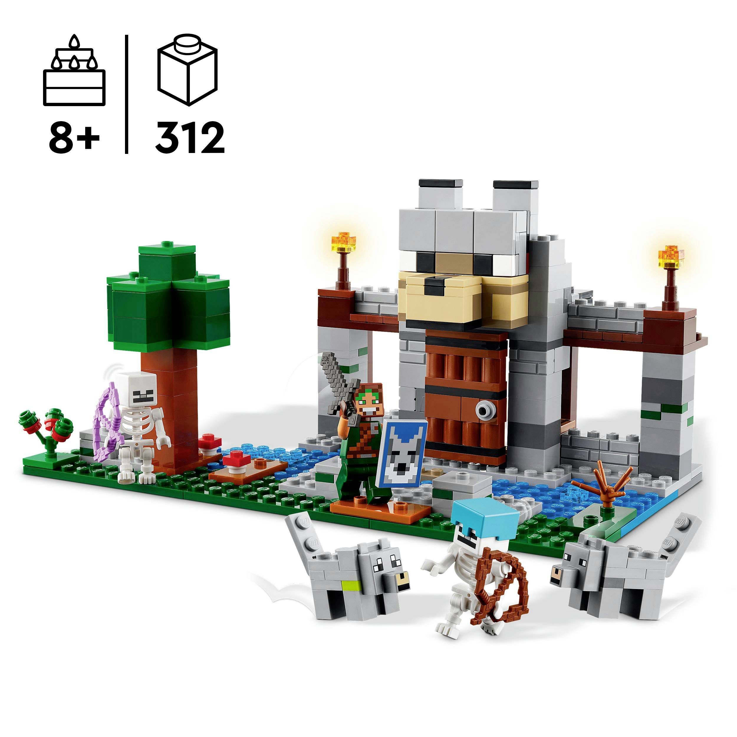 21261 LEGO® MINECRAFT Die Wolfsfestung