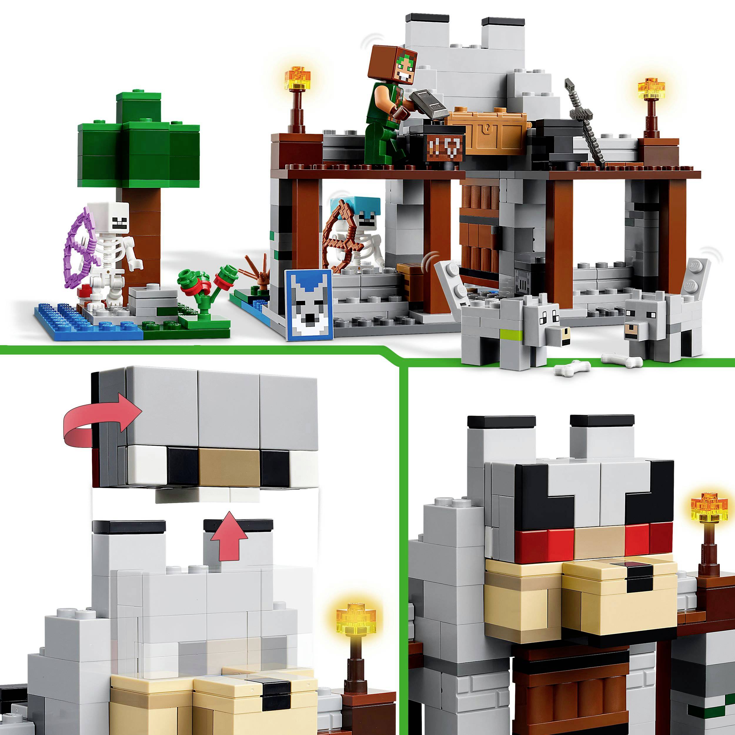 21261 LEGO® MINECRAFT Die Wolfsfestung