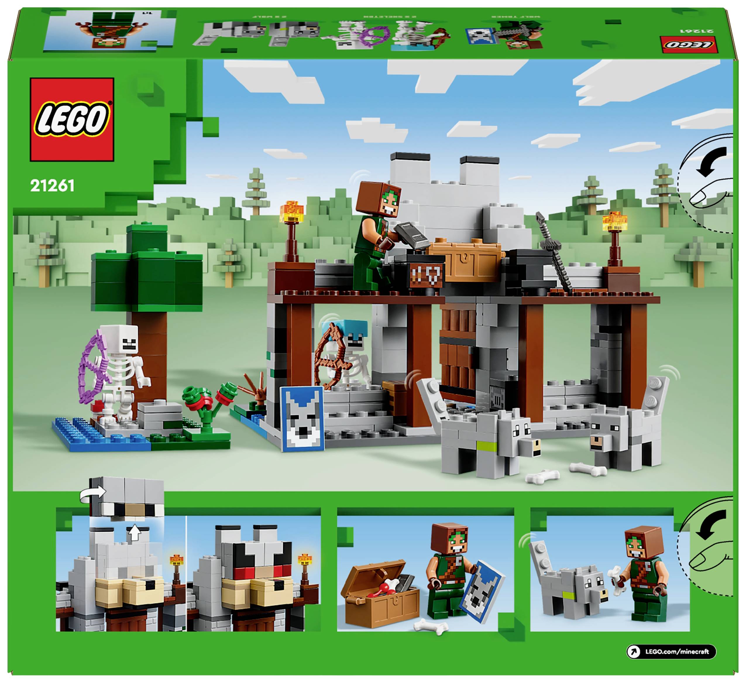 21261 LEGO® MINECRAFT Die Wolfsfestung