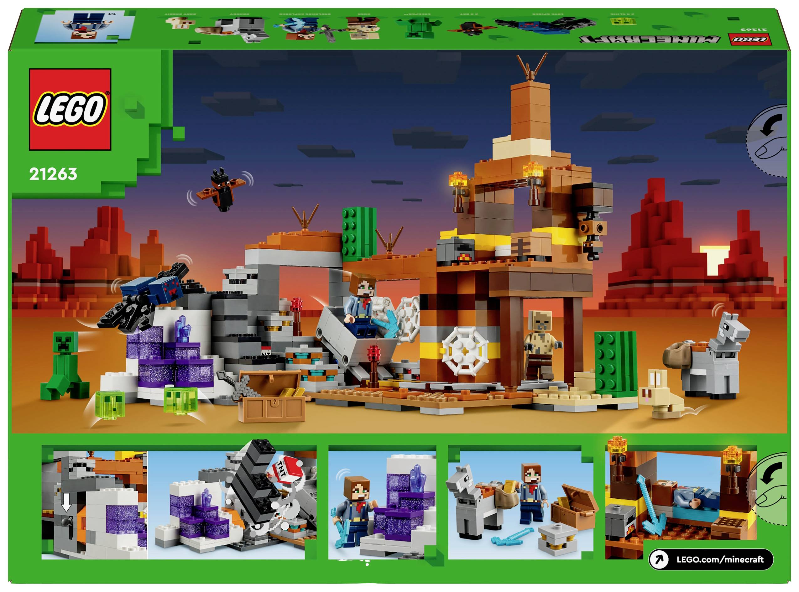 21263 LEGO® MINECRAFT Die Mine in den Badlands