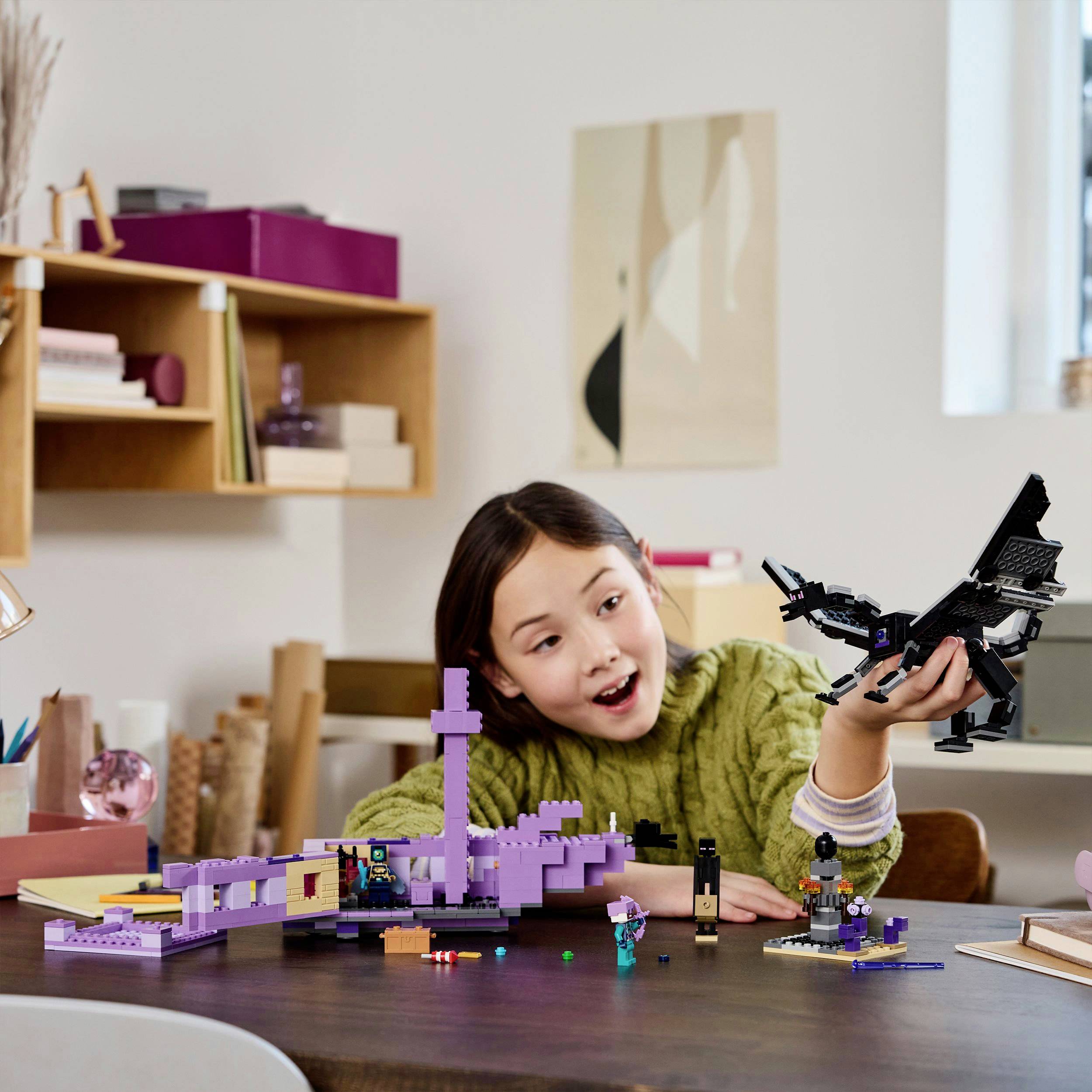 21264 LEGO® MINECRAFT Der Enderdrache und das Endschiff