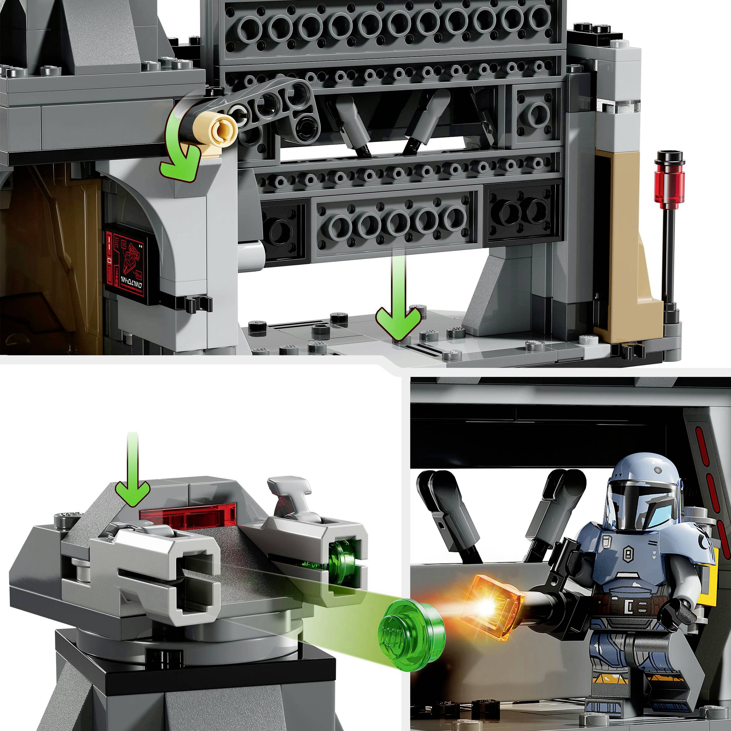 75386 LEGO® STAR WARS™ Duell zwischen Paz Vizsla™ und Moff Gideon™