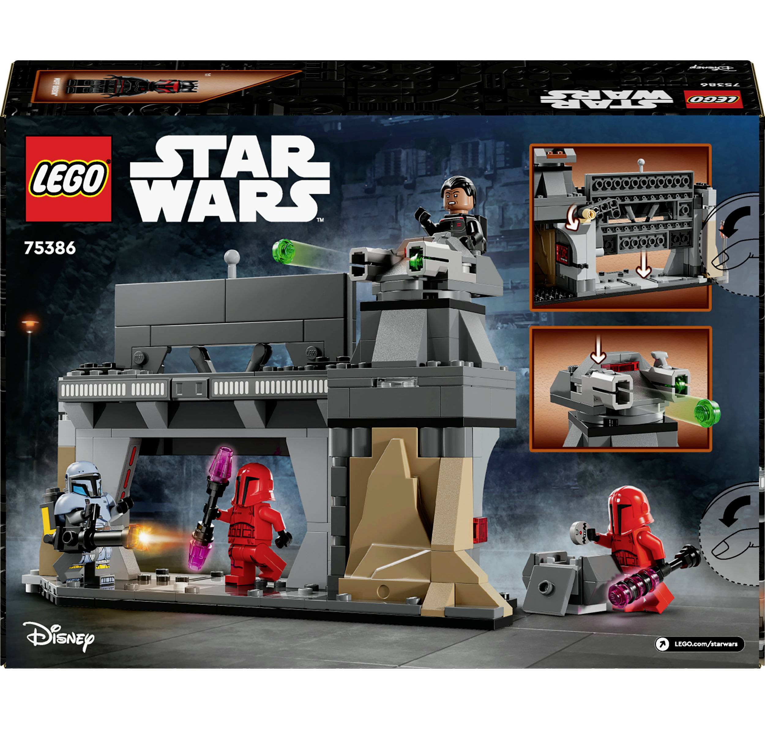 75386 LEGO® STAR WARS™ Duell zwischen Paz Vizsla™ und Moff Gideon™
