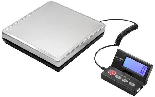 VOLTCRAFT PLS-205S Plattformwaage Wägebereich (max.) 50 kg Ablesbarkeit 1 g netzbetrieben, batterie