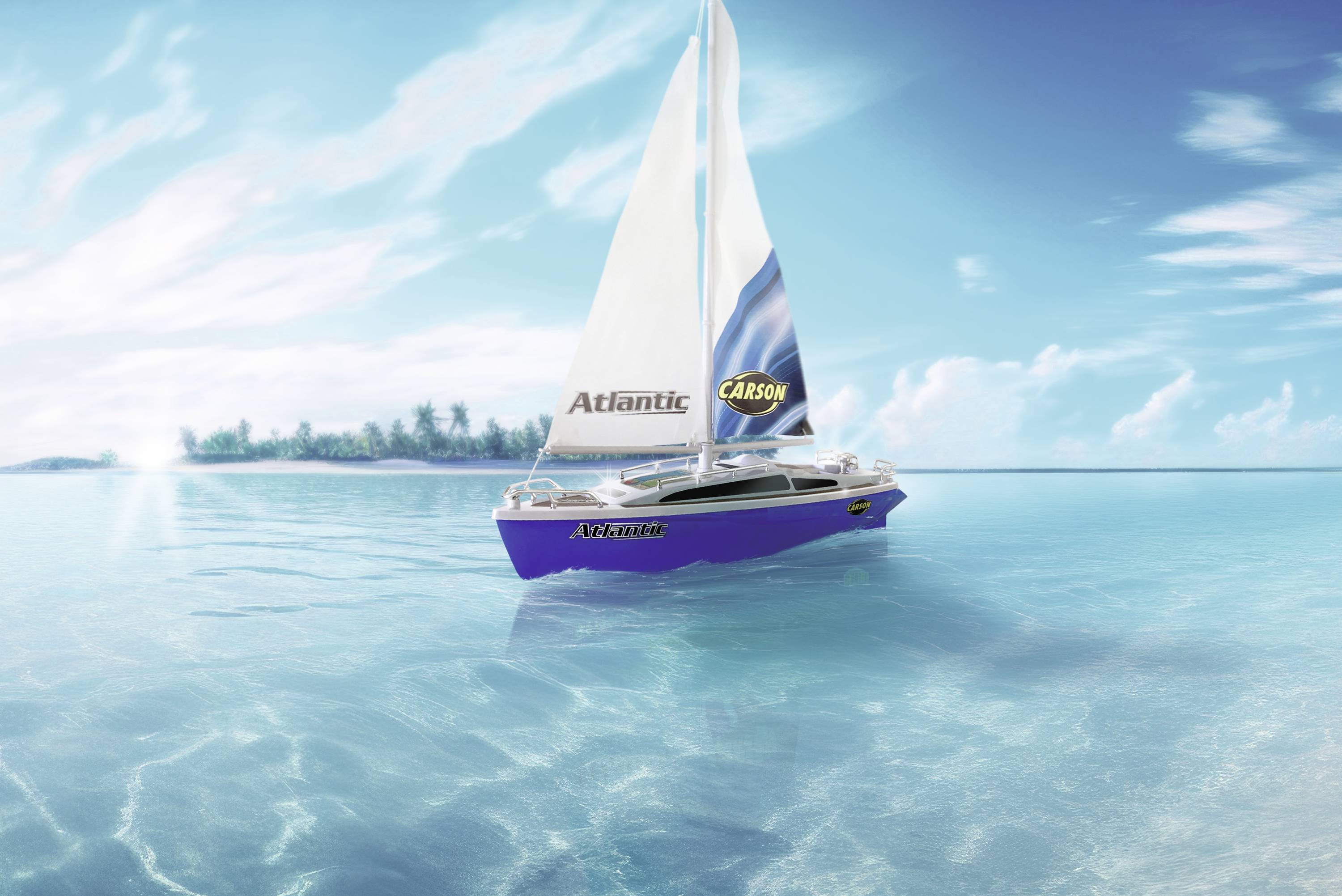 Carson Modellsport Atlantic RC Segelboot RtR 383 mm