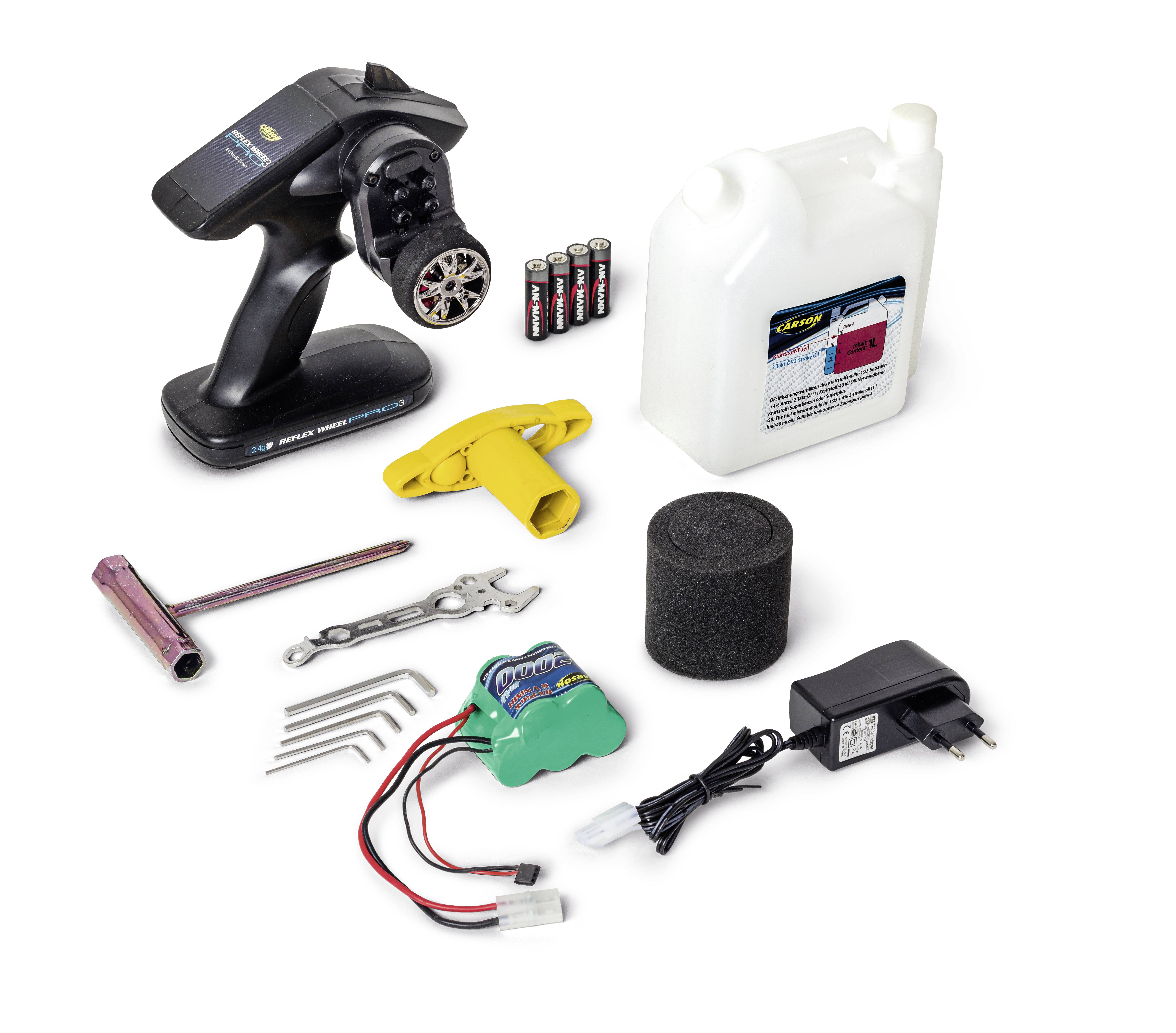 Carson Modellsport Wild GP Attack 1:5 RC Modellauto Benzin Buggy RtR 2,4GHz