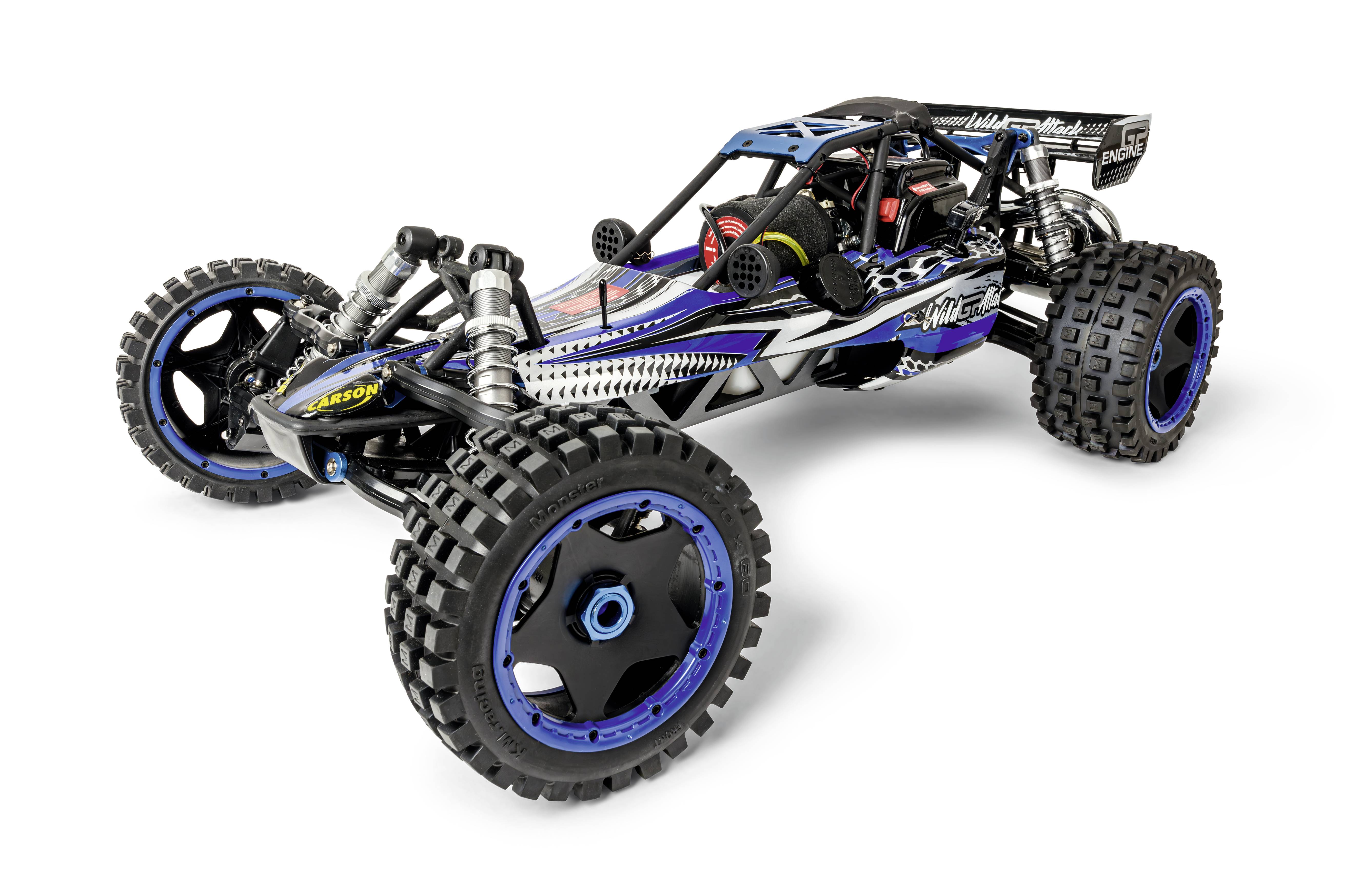Carson Modellsport Wild GP Attack 1:5 RC Modellauto Benzin Buggy RtR 2,4GHz