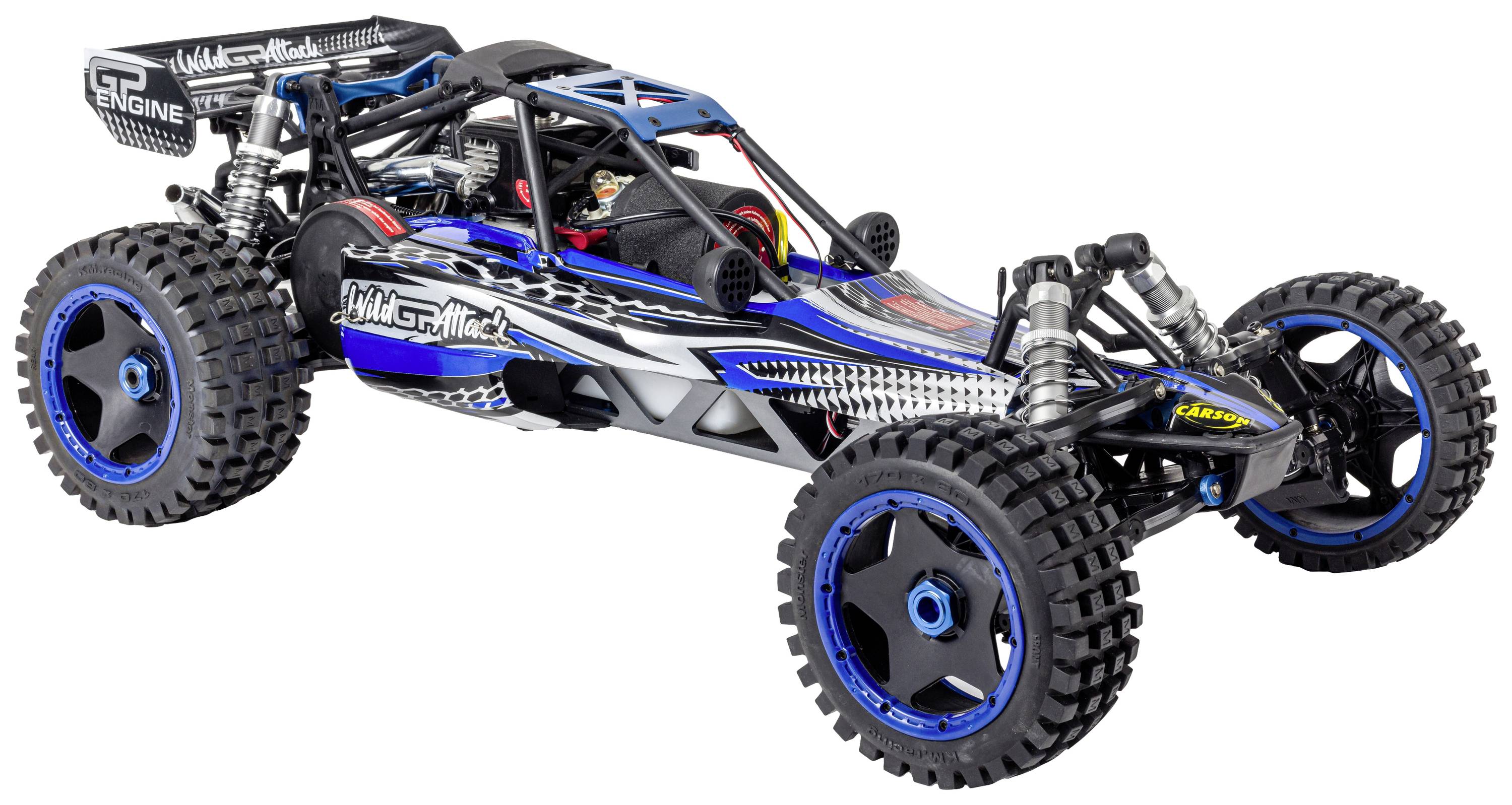Carson Modellsport Wild GP Attack 1:5 RC Modellauto Benzin Buggy RtR 2,4GHz