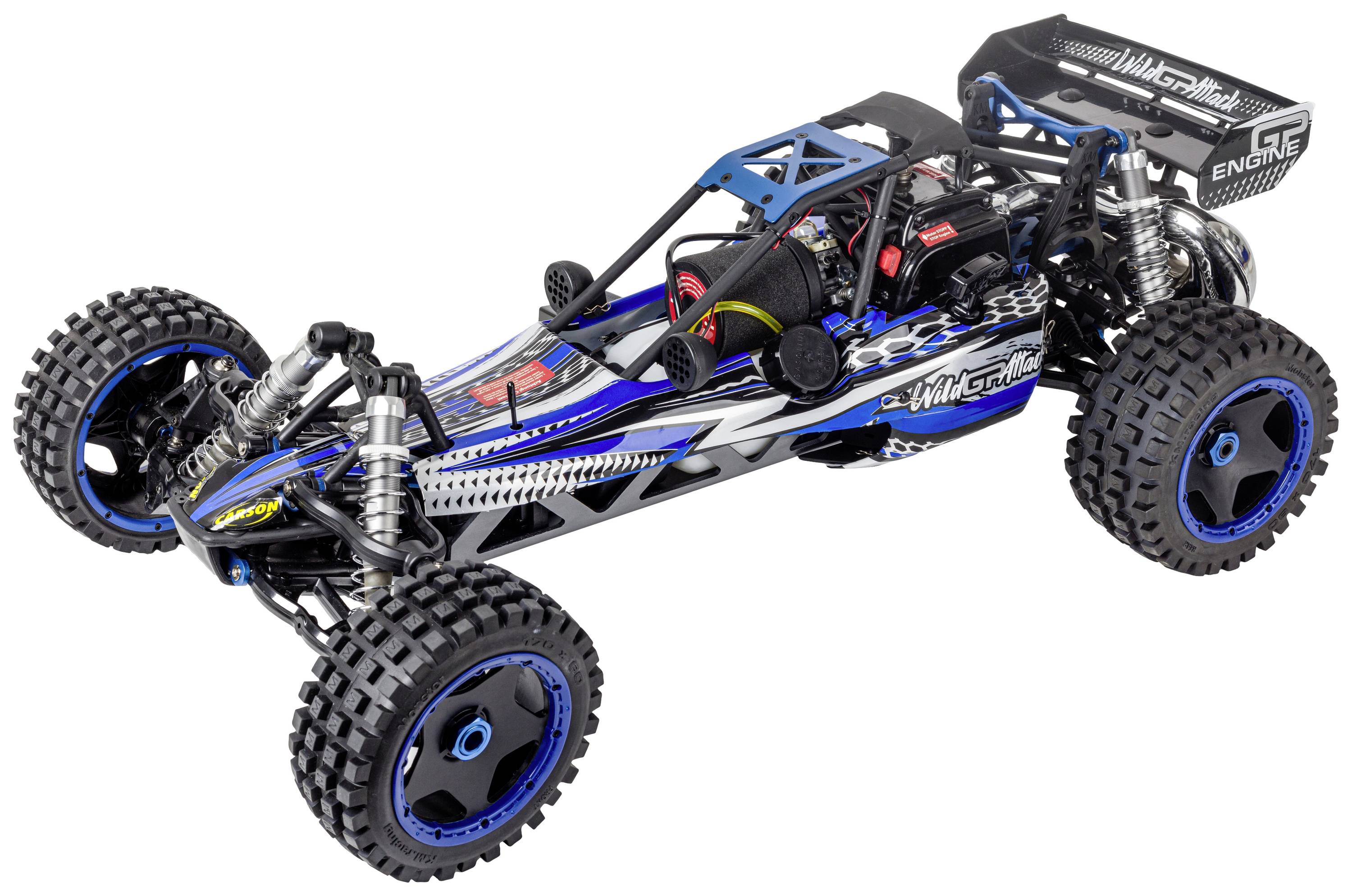 Carson Modellsport Wild GP Attack 1:5 RC Modellauto Benzin Buggy RtR 2,4GHz