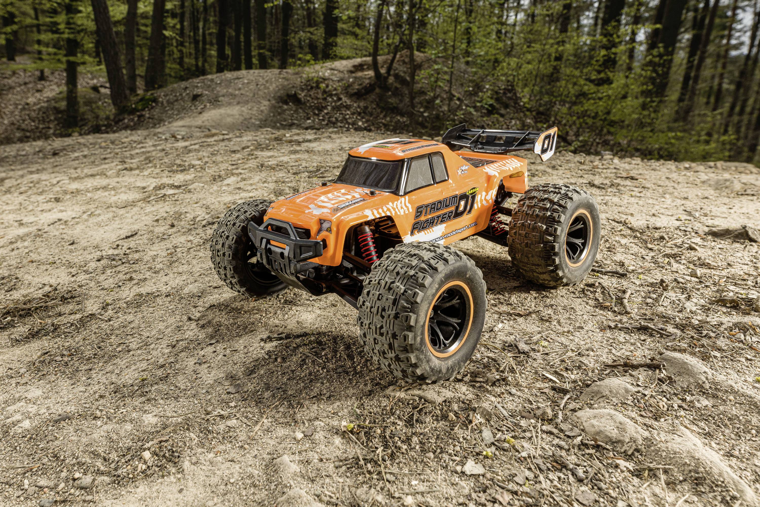 Carson Modellsport XS Stadium Fighter 1:10 RC Modellauto Elektro Monstertruck Allradantrieb (4WD) RtR 2,4 GHz