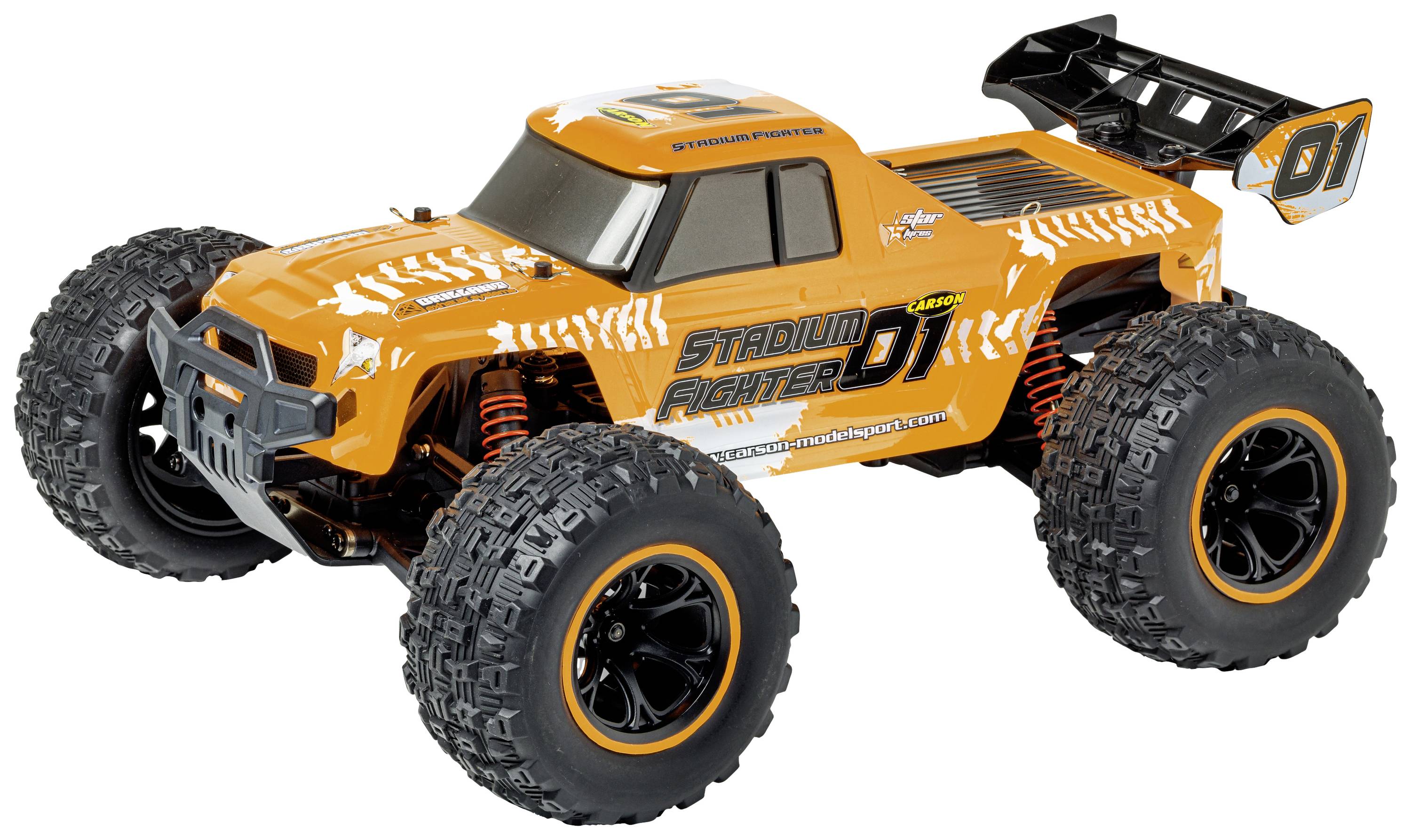 Carson Modellsport XS Stadium Fighter 1:10 RC Modellauto Elektro Monstertruck Allradantrieb (4WD) RtR 2,4 GHz
