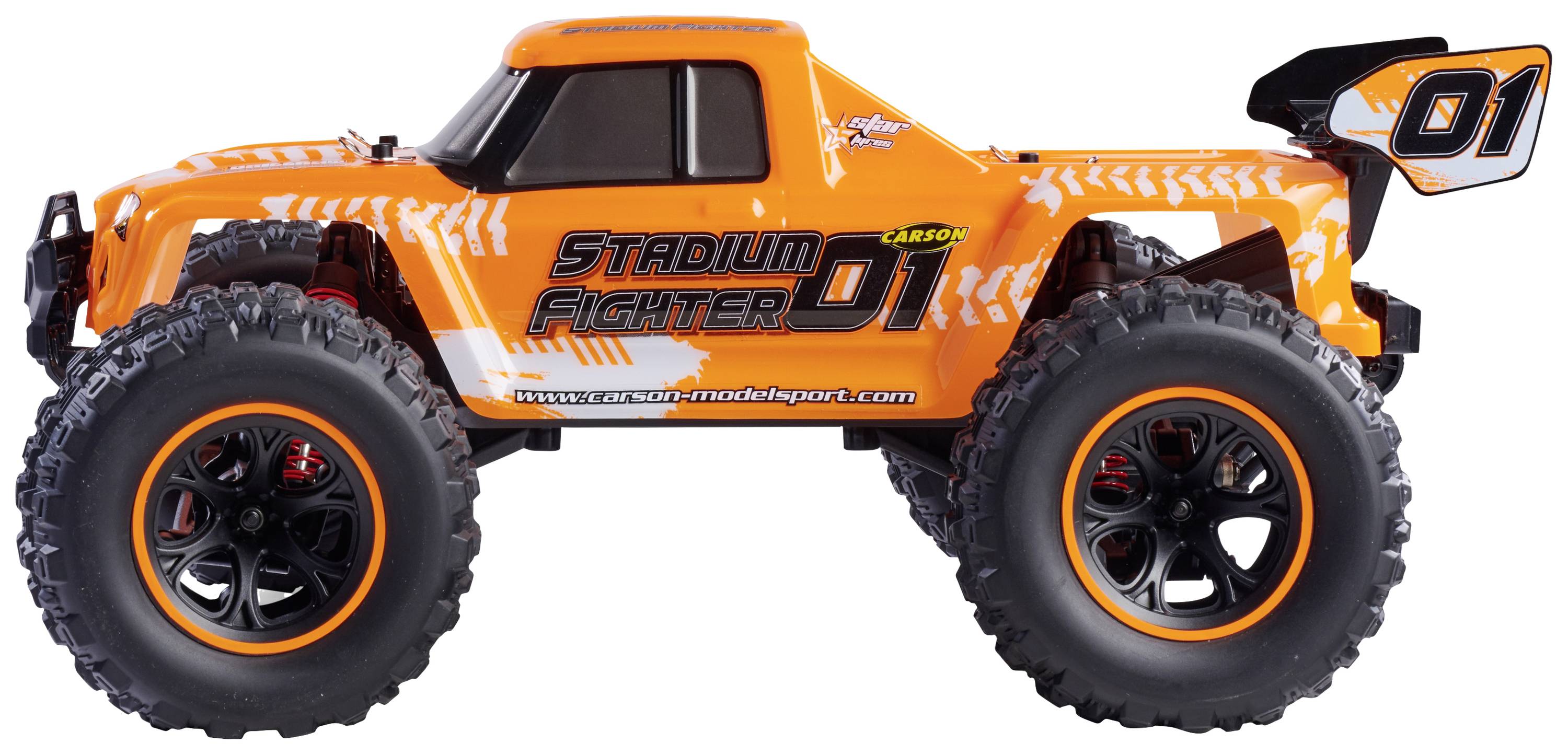 Carson Modellsport XS Stadium Fighter 1:10 RC Modellauto Elektro Monstertruck Allradantrieb (4WD) RtR 2,4 GHz