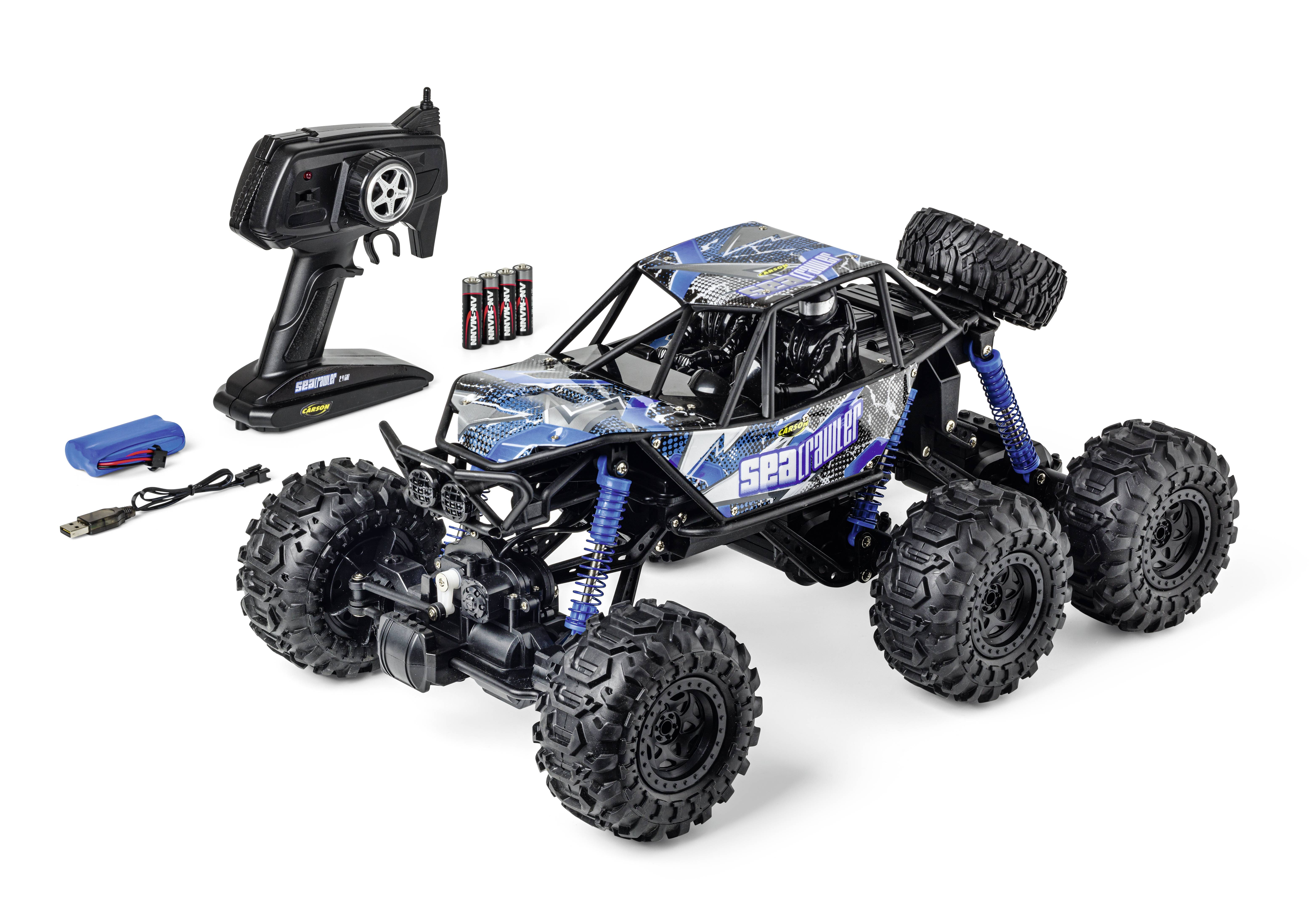 Carson Modellsport Sea Crawler 6x6 1:10 RC Modellauto Elektro Monstertruck Allradantrieb (6WD) RtR