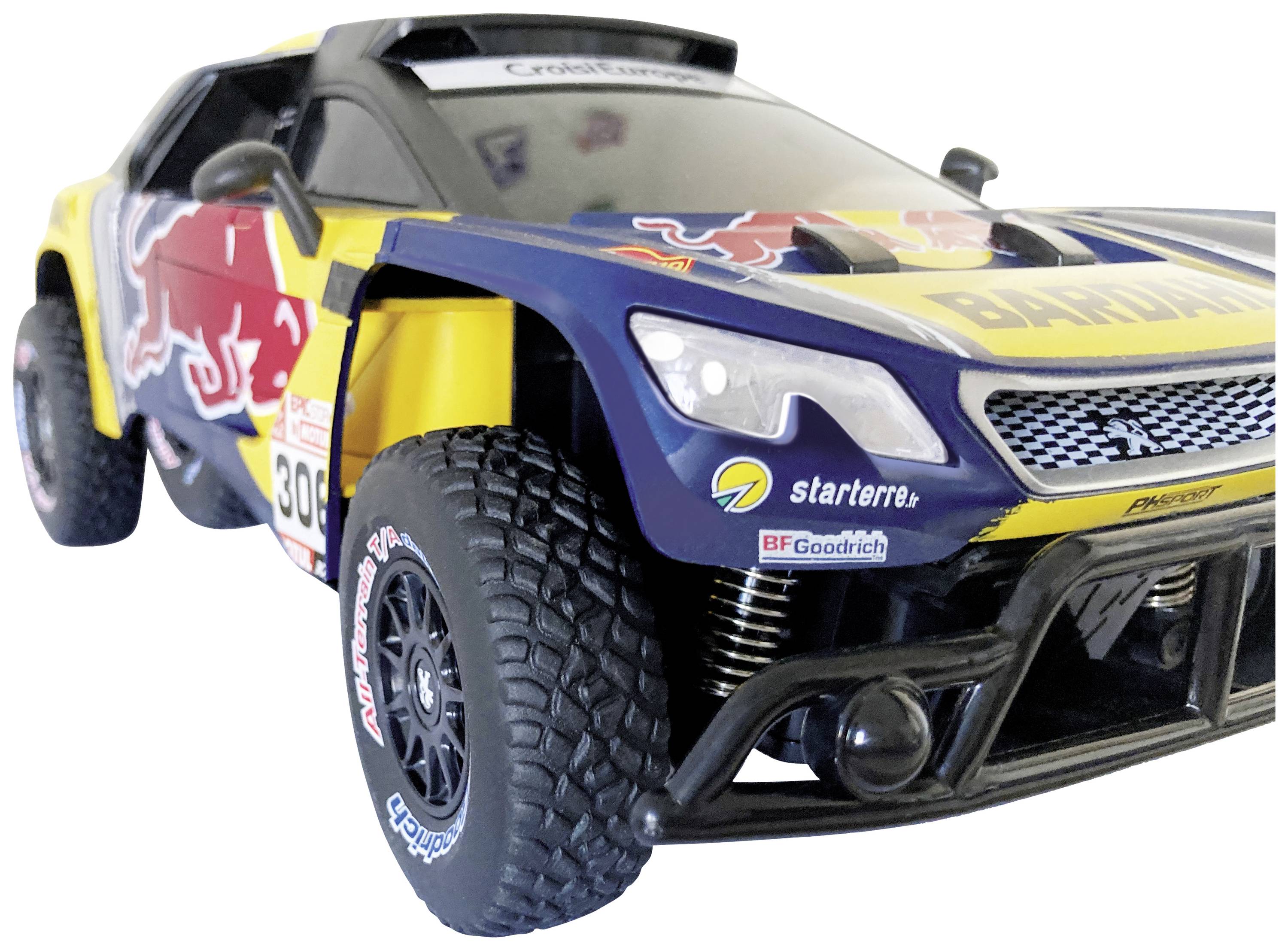 Carson Modellsport 500404311 Peugeot Rally 3008 DKR LOEB 1:16 RC Modellauto Elektro Rally