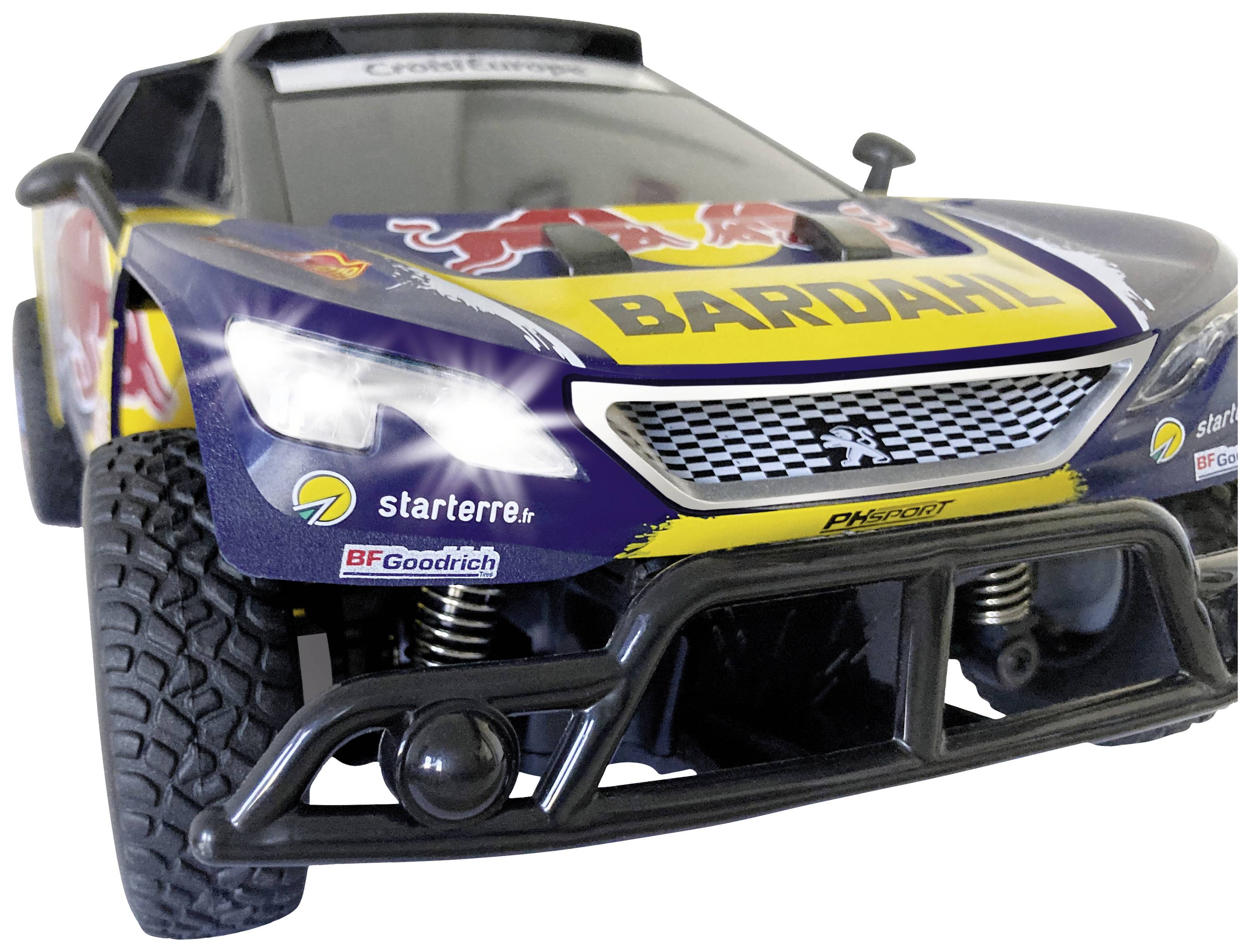 Carson Modellsport 500404311 Peugeot Rally 3008 DKR LOEB 1:16 RC Modellauto Elektro Rally