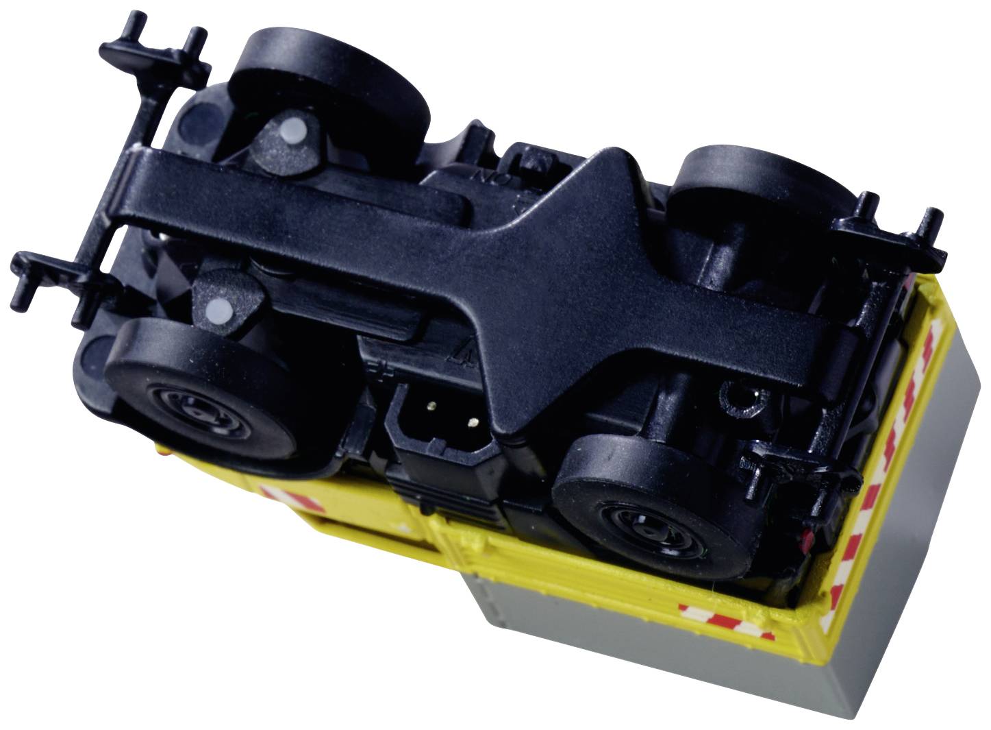 Carson Modellsport 500504146 MB Unimog U406 Zweiwegefahrzeug 1:87 RC Modell-LKW Elektro Straßenmodell inkl. Akku, Ladegerät und