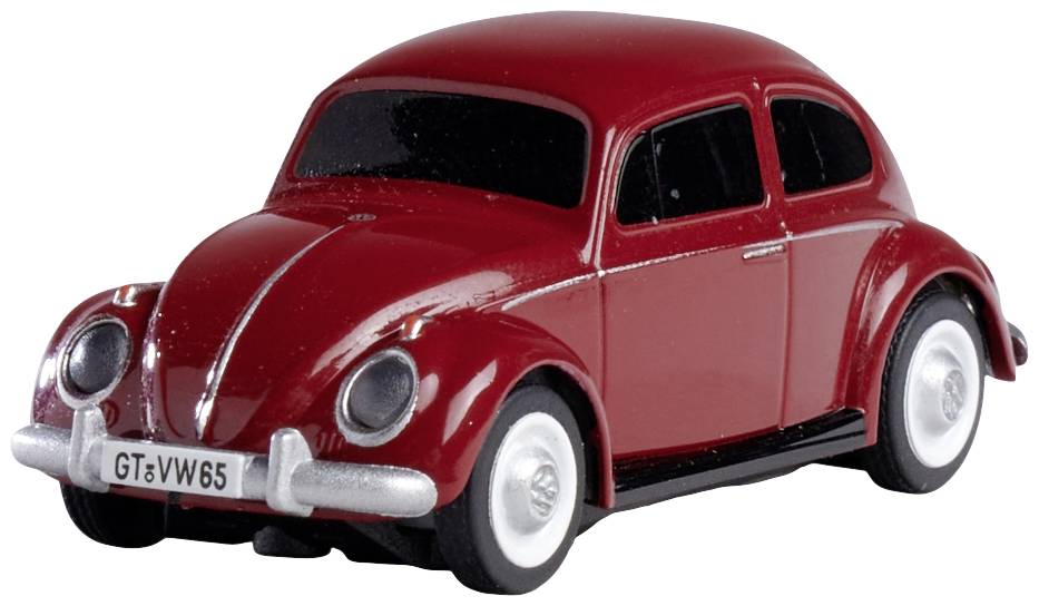 Carson Modellsport 500504147 Volkswagen Beetle 1:87 RC Modellauto Elektro Straßenmodell inkl. Akku, Ladegerät und Senderbatterien