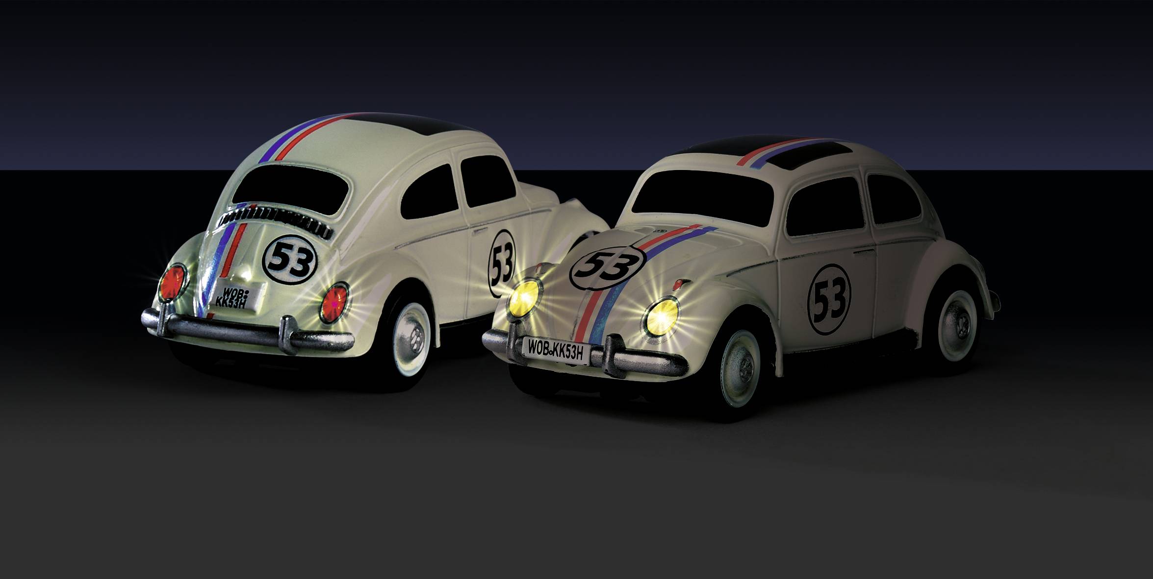 Carson Modellsport 500504153 VW Beetle Rallye 1:87 RC Modellauto Elektro Straßenmodell inkl. Akku, Ladegerät und Senderbatterien