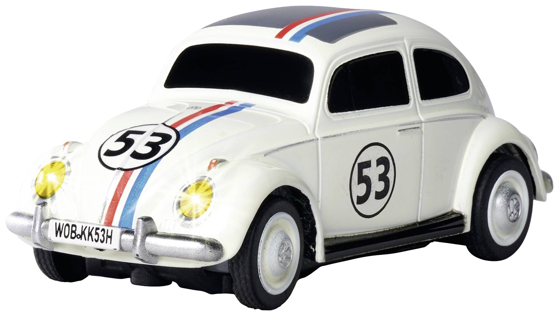 Carson Modellsport 500504153 VW Beetle Rallye 1:87 RC Modellauto Elektro Straßenmodell inkl. Akku