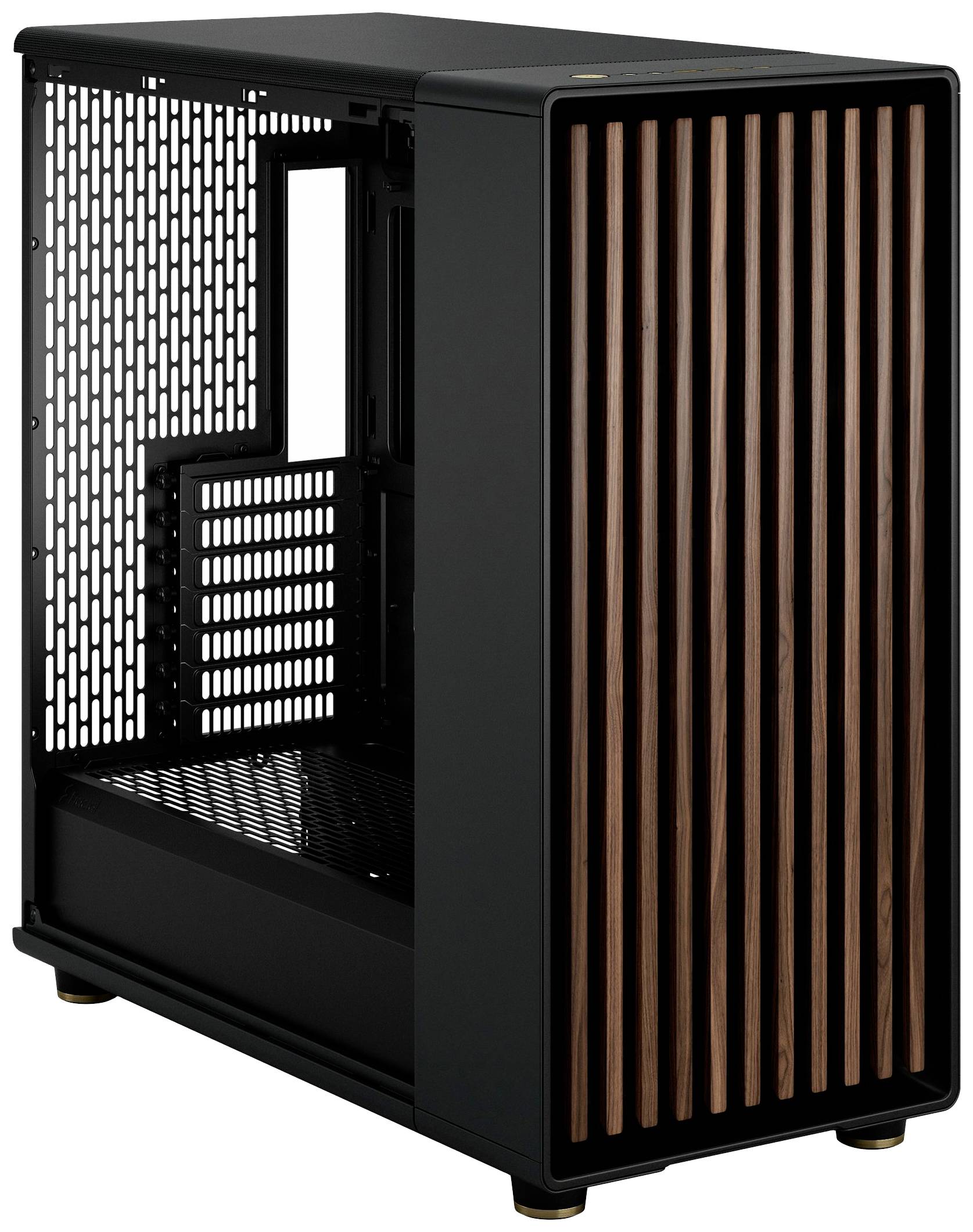 Fractal Design North XL Midi-Tower Gaming-Gehäuse Charcoal, Schwarz Staubfilter, 3 vorinstallierte Lüfter, Seitenfenster