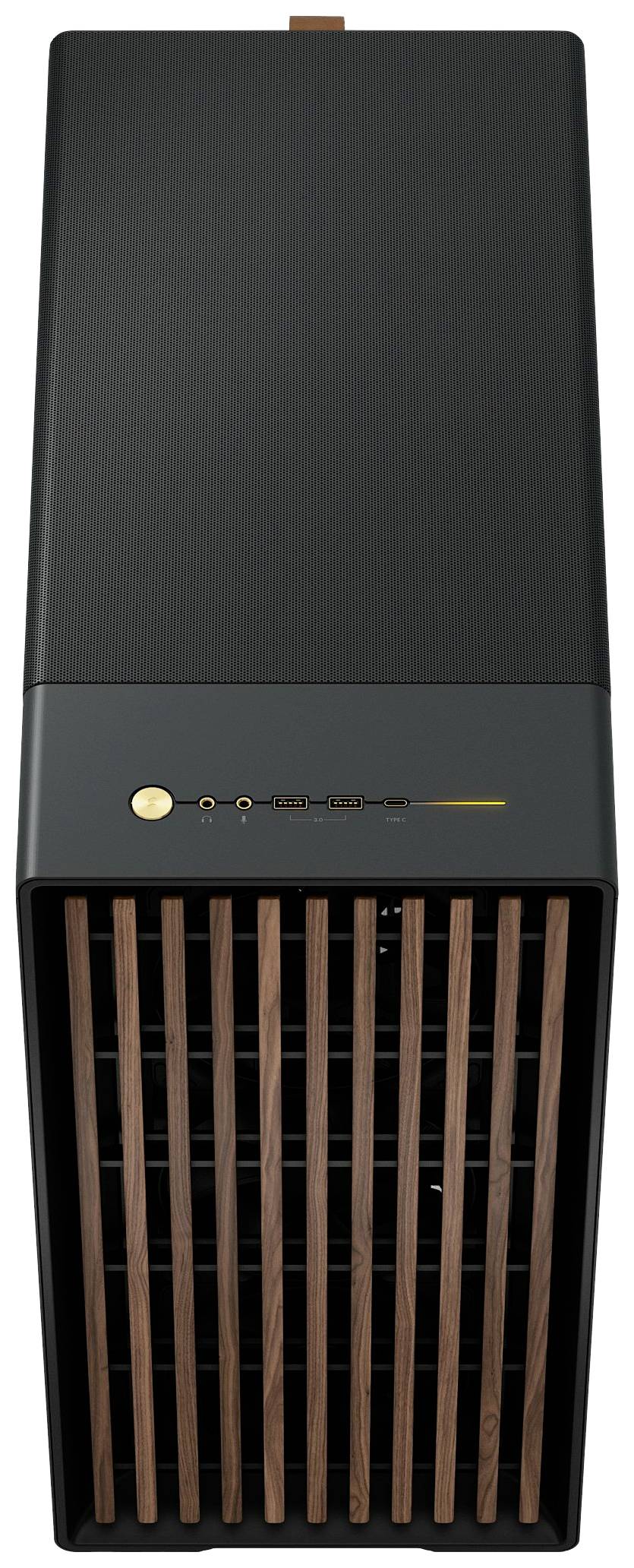 Fractal Design North XL Midi-Tower Gaming-Gehäuse Charcoal, Schwarz Staubfilter, 3 vorinstallierte Lüfter, Seitenfenster