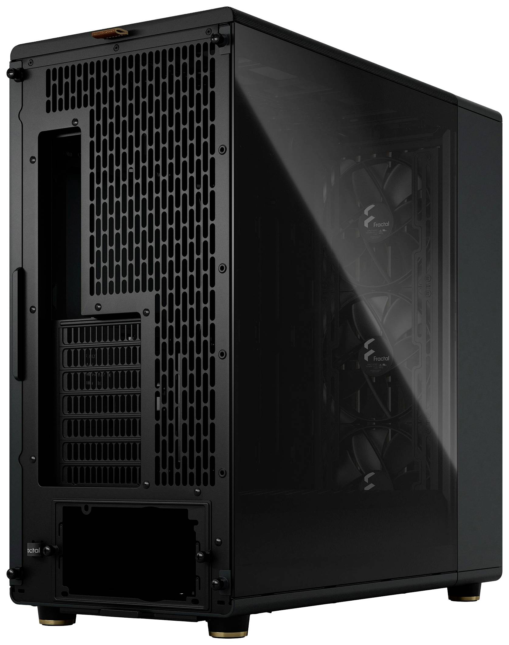 Fractal Design North XL Midi-Tower Gaming-Gehäuse Charcoal, Schwarz Staubfilter, 3 vorinstallierte Lüfter, Seitenfenster