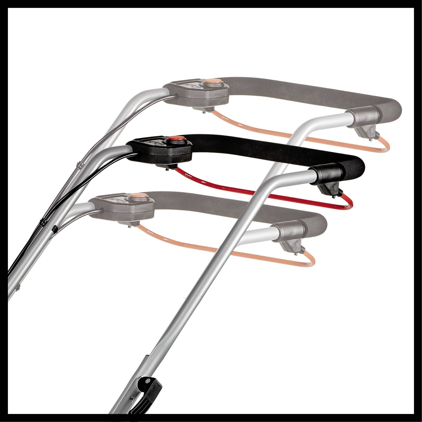 Einhell GE-CM 18/33 Li Set Akku Akku-Rasenmäher, Akku-Rasentrimmer Höhenverstellbarer Griff mit Klappfunktion, inkl. Akku, inkl. Ladegerät 4000 m