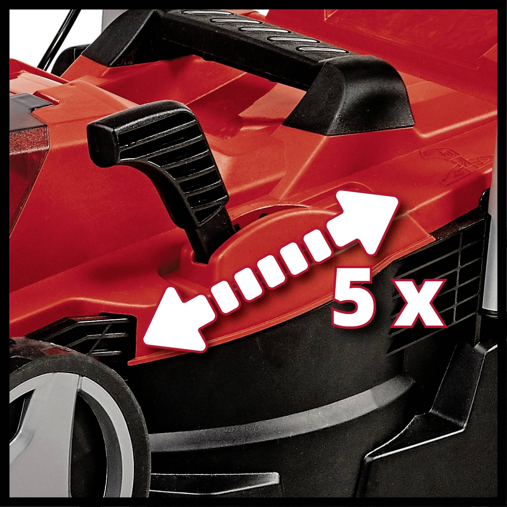 Einhell GE-CM 18/33 Li Set Akku Akku-Rasenmäher, Akku-Rasentrimmer Höhenverstellbarer Griff mit Klappfunktion, inkl. Akku, inkl. Ladegerät 4000 m